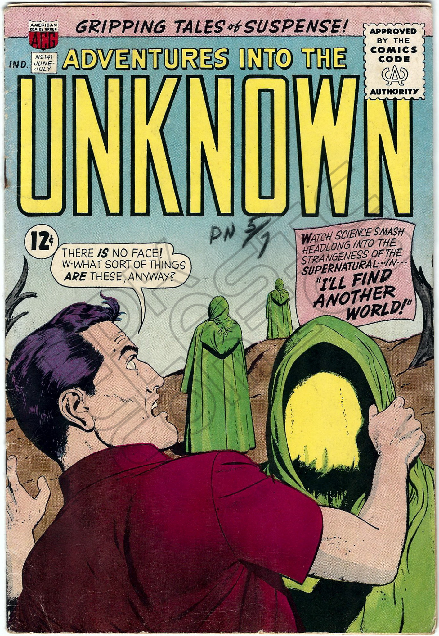 Adventures into the Unknown 141 July 1963