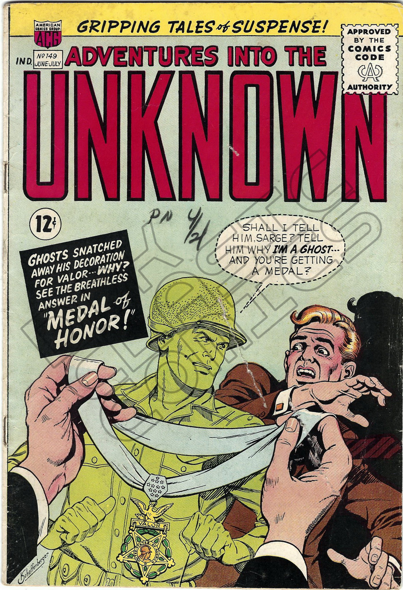 Adventures into the Unknown 149 July 1964