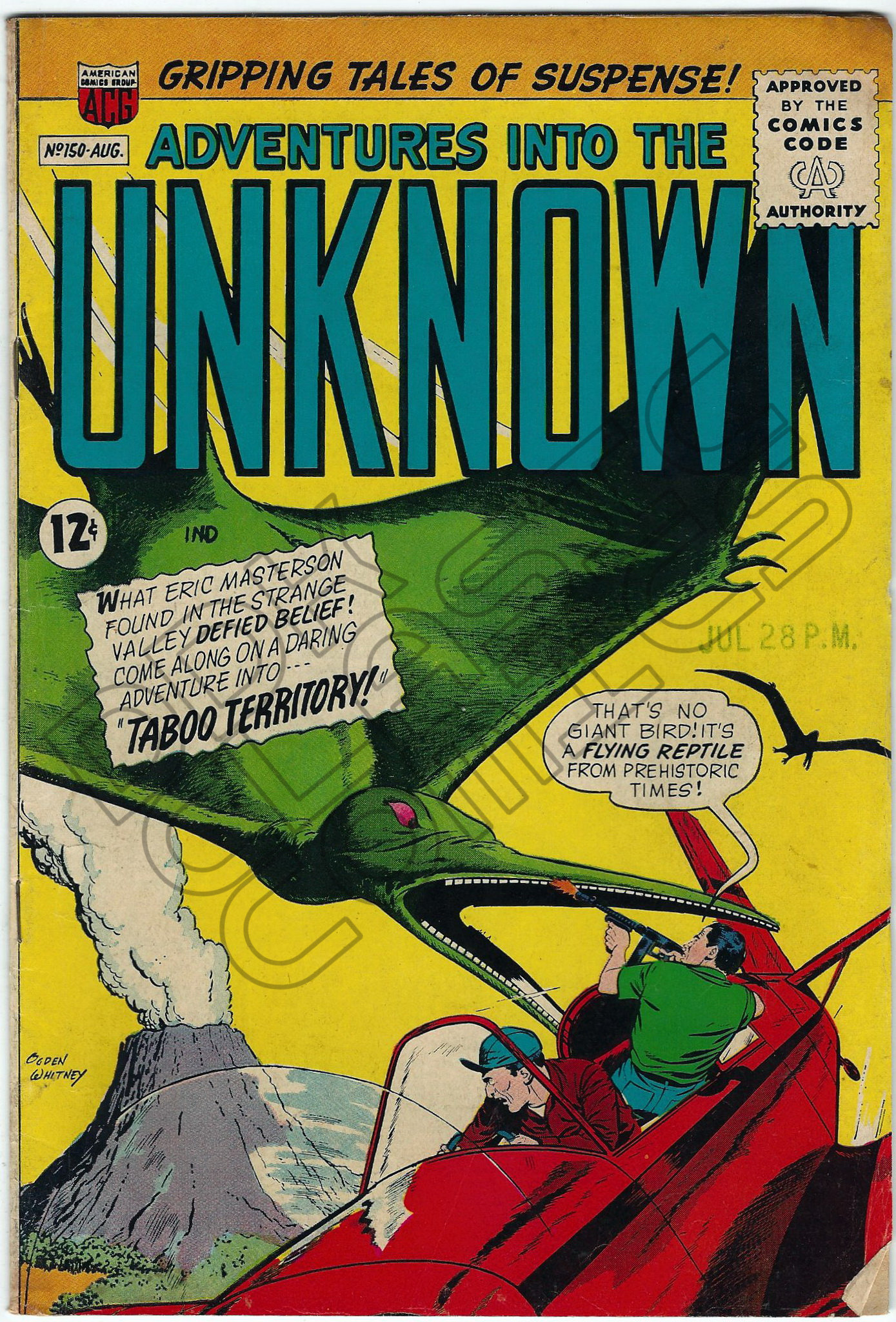 Adventures into the Unknown 150 August 1964