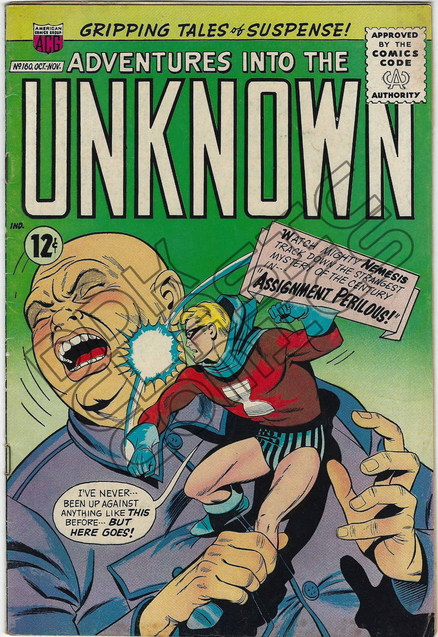 Adventures into the Unknown 160 November 1965