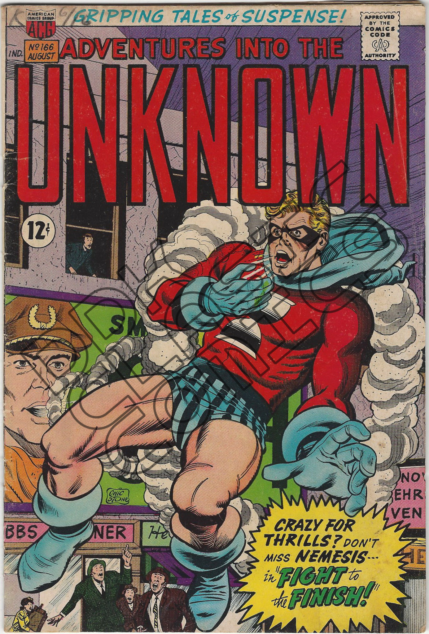 Adventures into the Unknown 166 August 1966