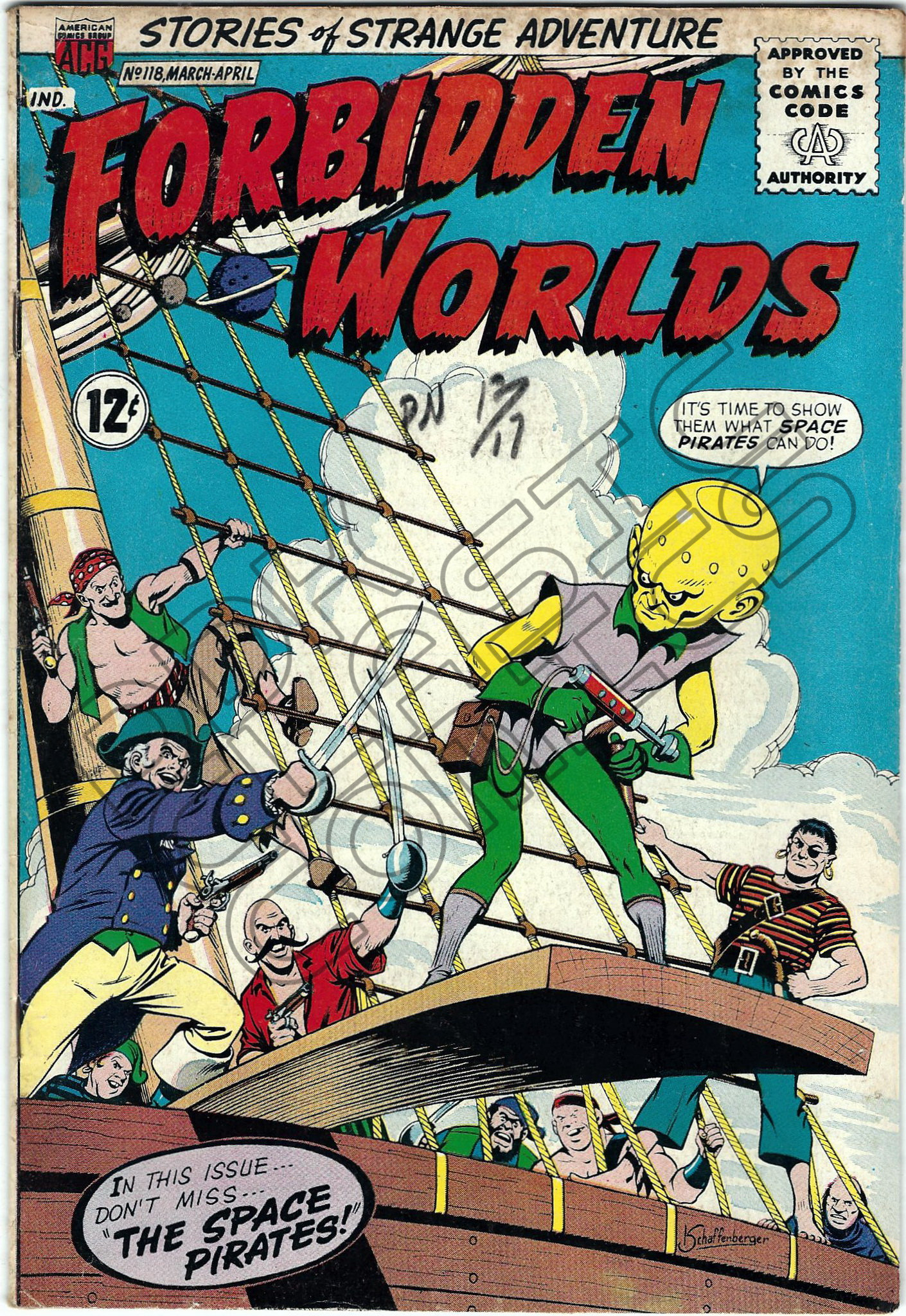 Forbidden Worlds 112 July 1963