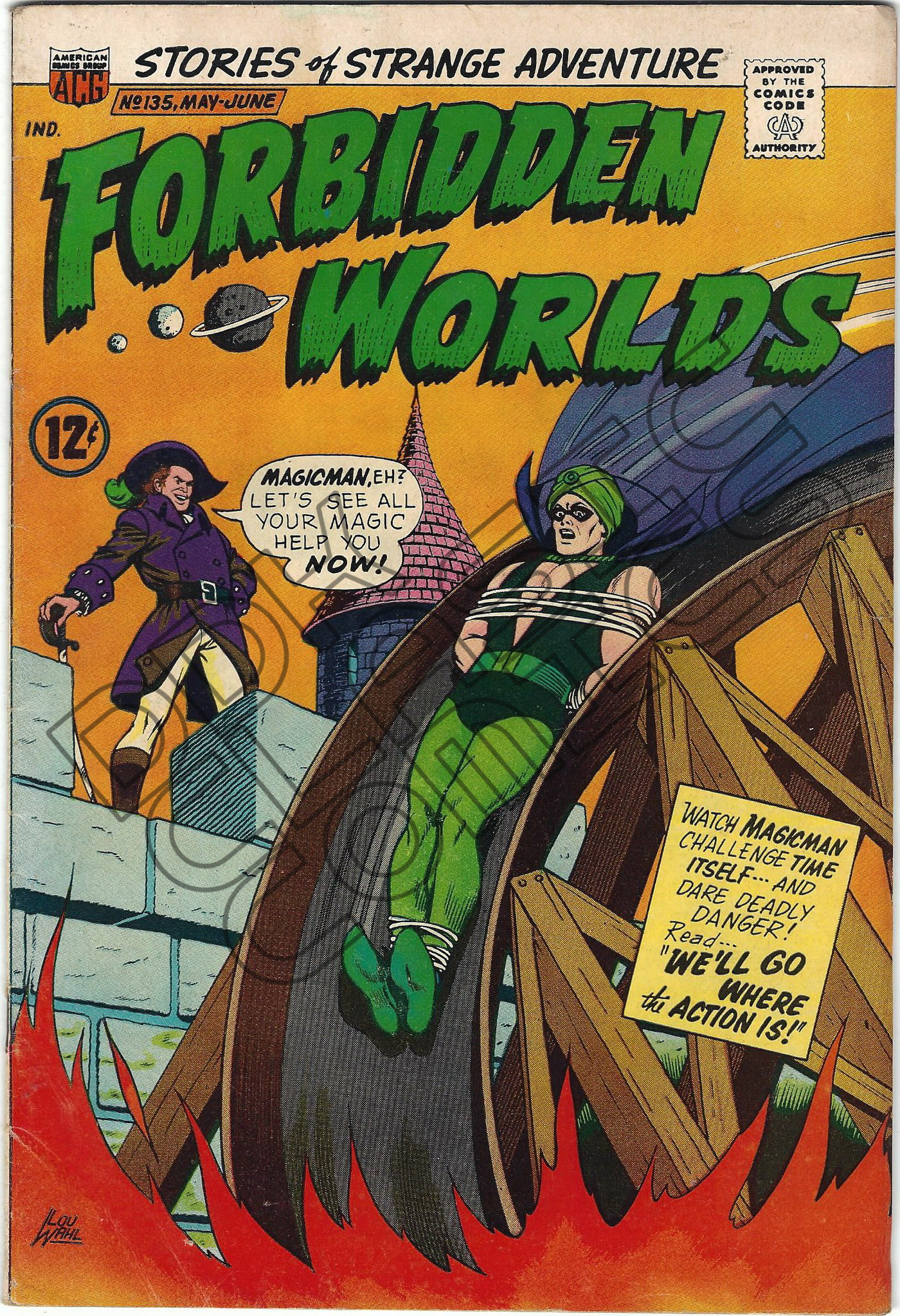 Forbidden Worlds 135 June 1966
