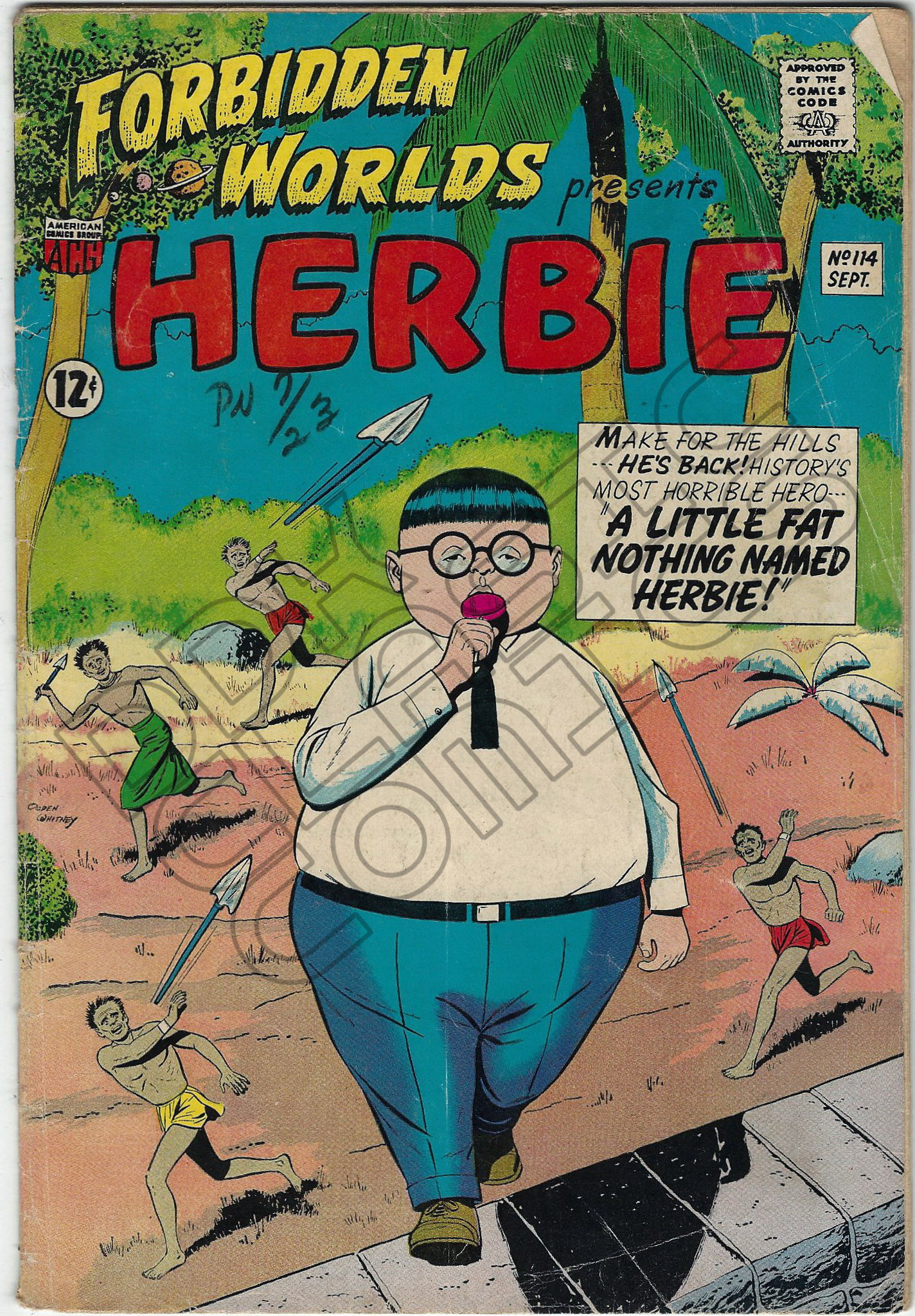 Forbidden Worlds presents Herbie 114 September 1963