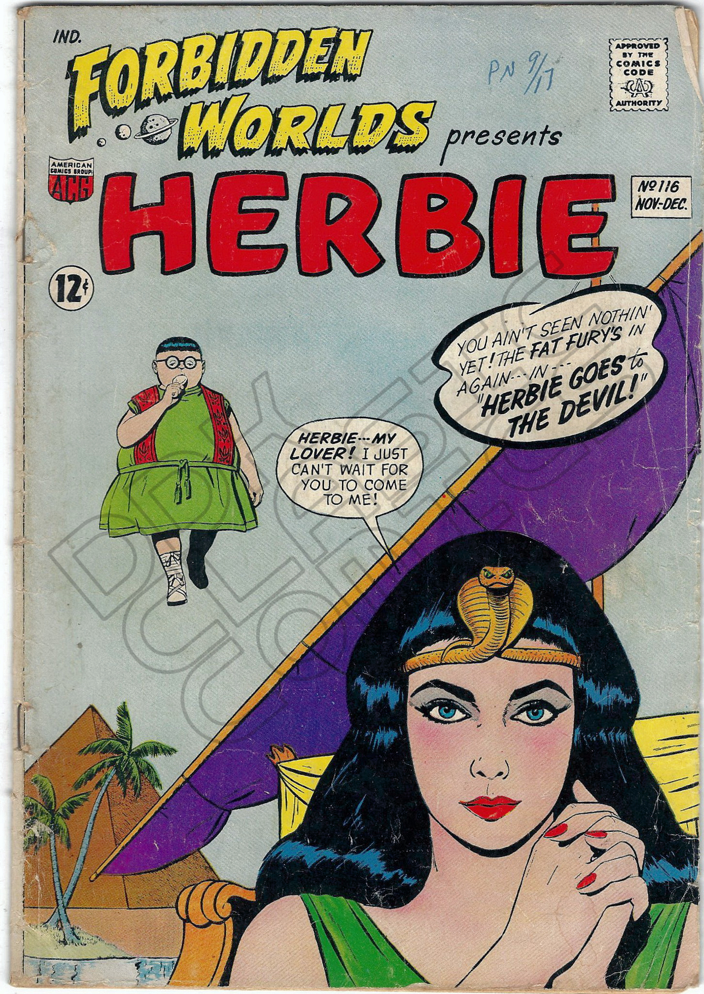 Forbidden Worlds presents Herbie 116 December 1963