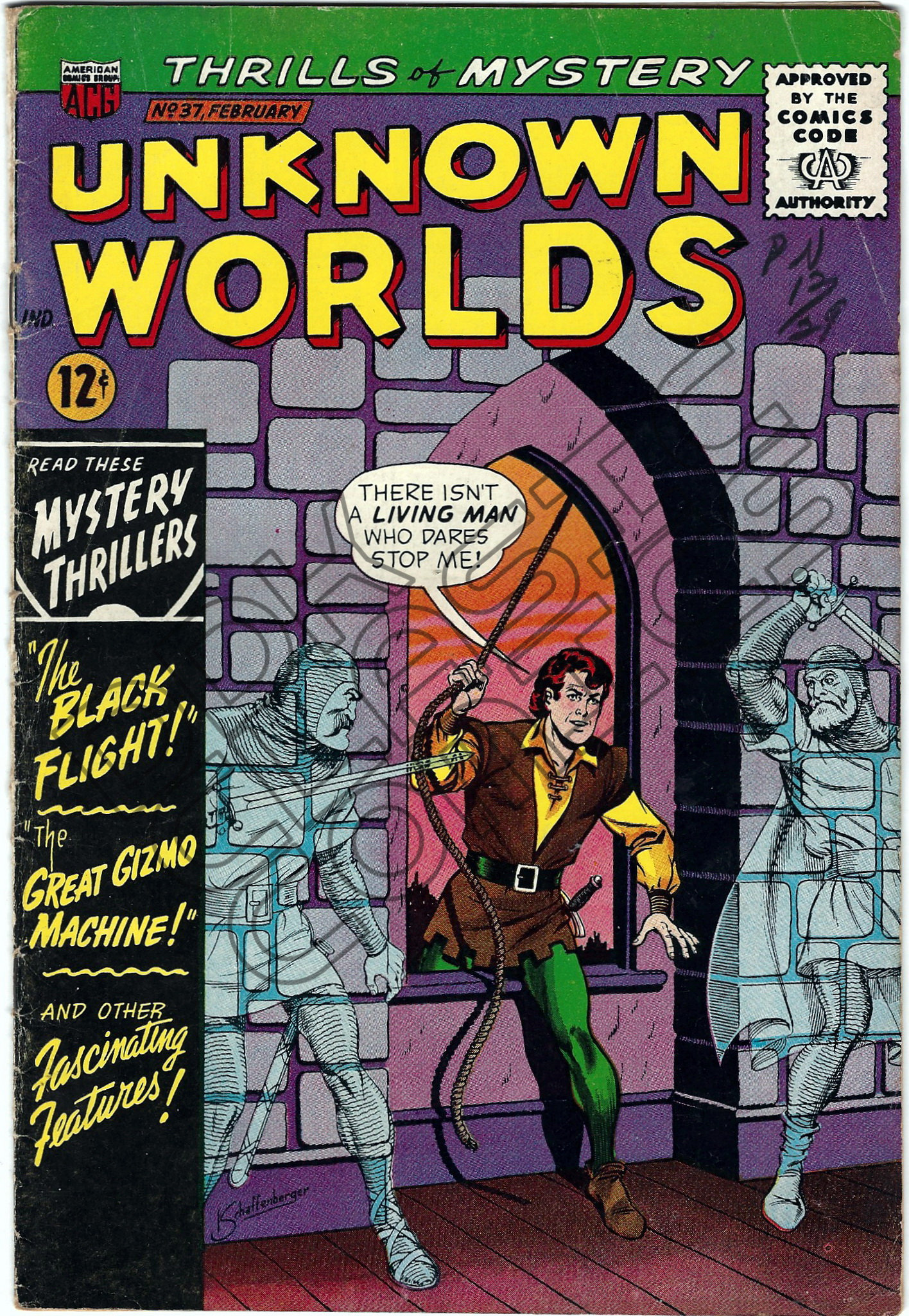 Unknown Worlds 37 February 1965