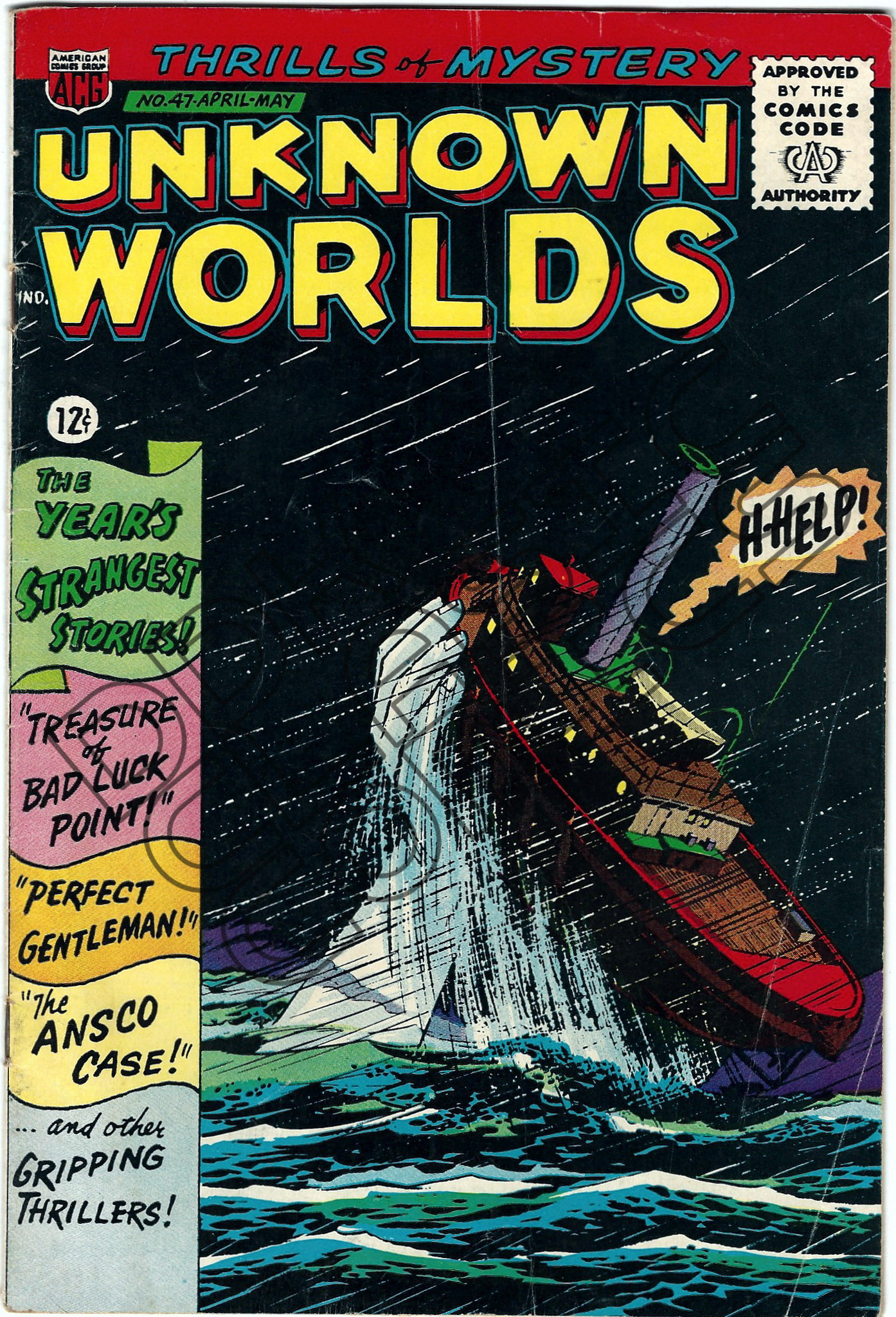 unknoUnknown Worlds 47 May 1966