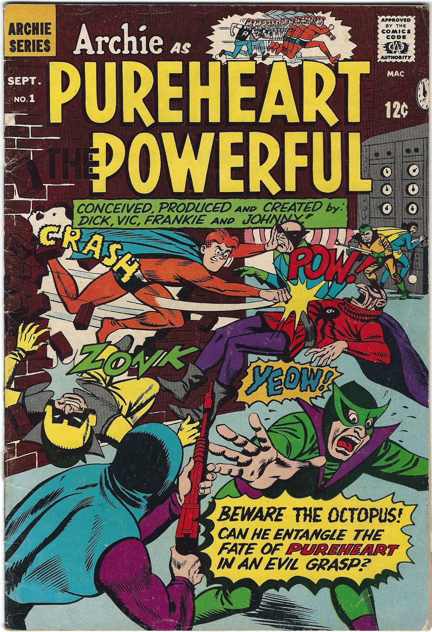 Archie as Purple Heart the Powerful Issue 1 September 1966