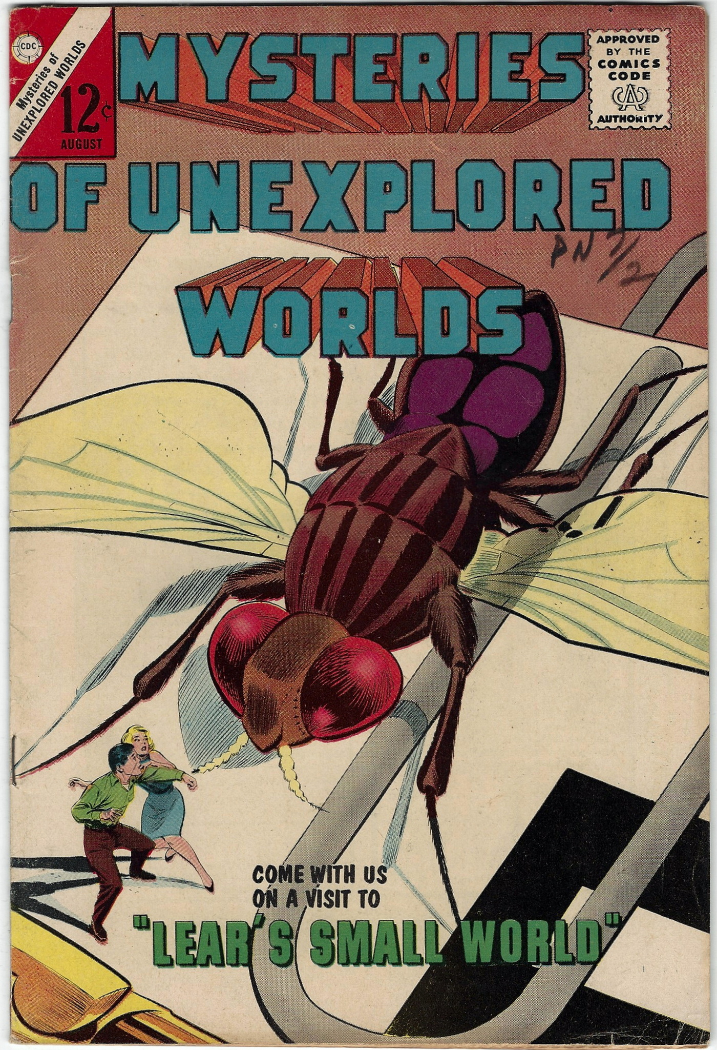Mysteries of Unexplored Worlds 37 August 1964