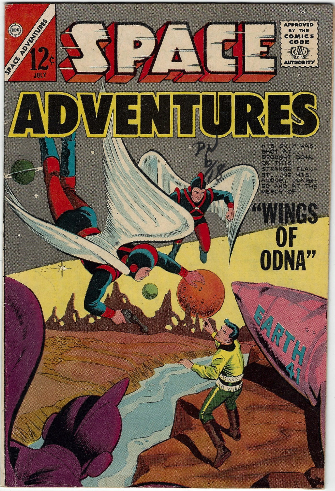 Space Adventures 52 July 1963