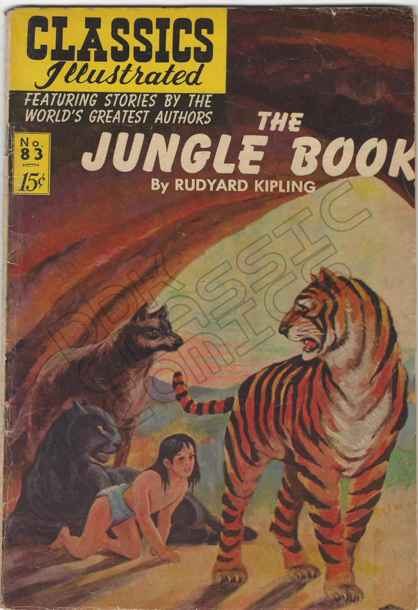 Classics Illustrated 83 May 1966 Jungle Book