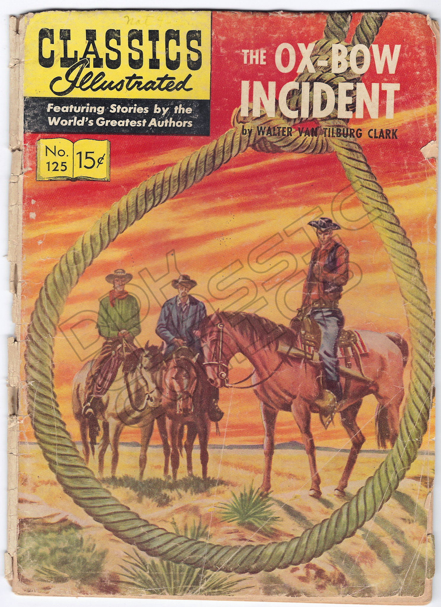 Classics Illustrated Ox-Bow Incident 125 March 1955