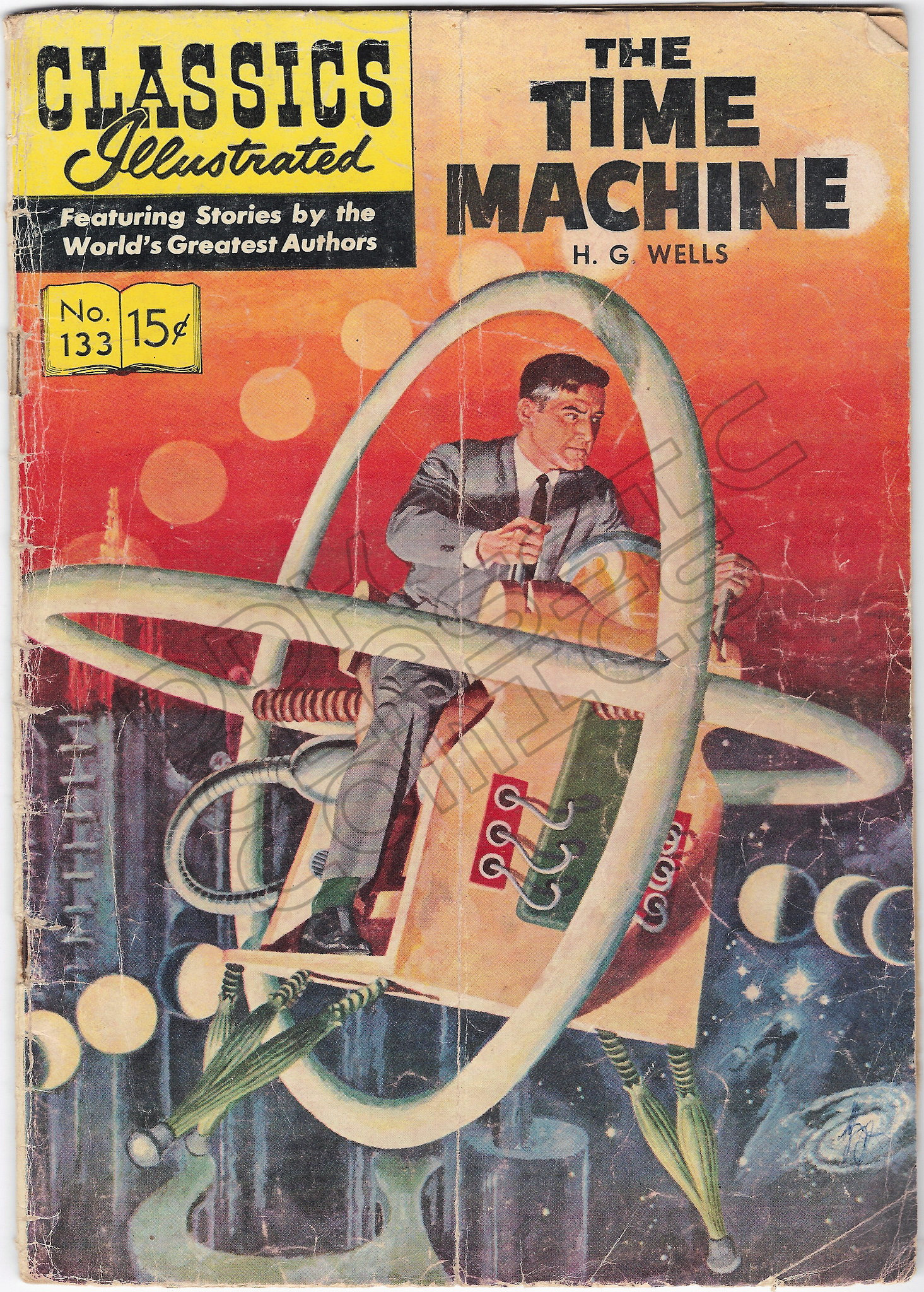 Classics Illustrated Time Machine 133 July 1956