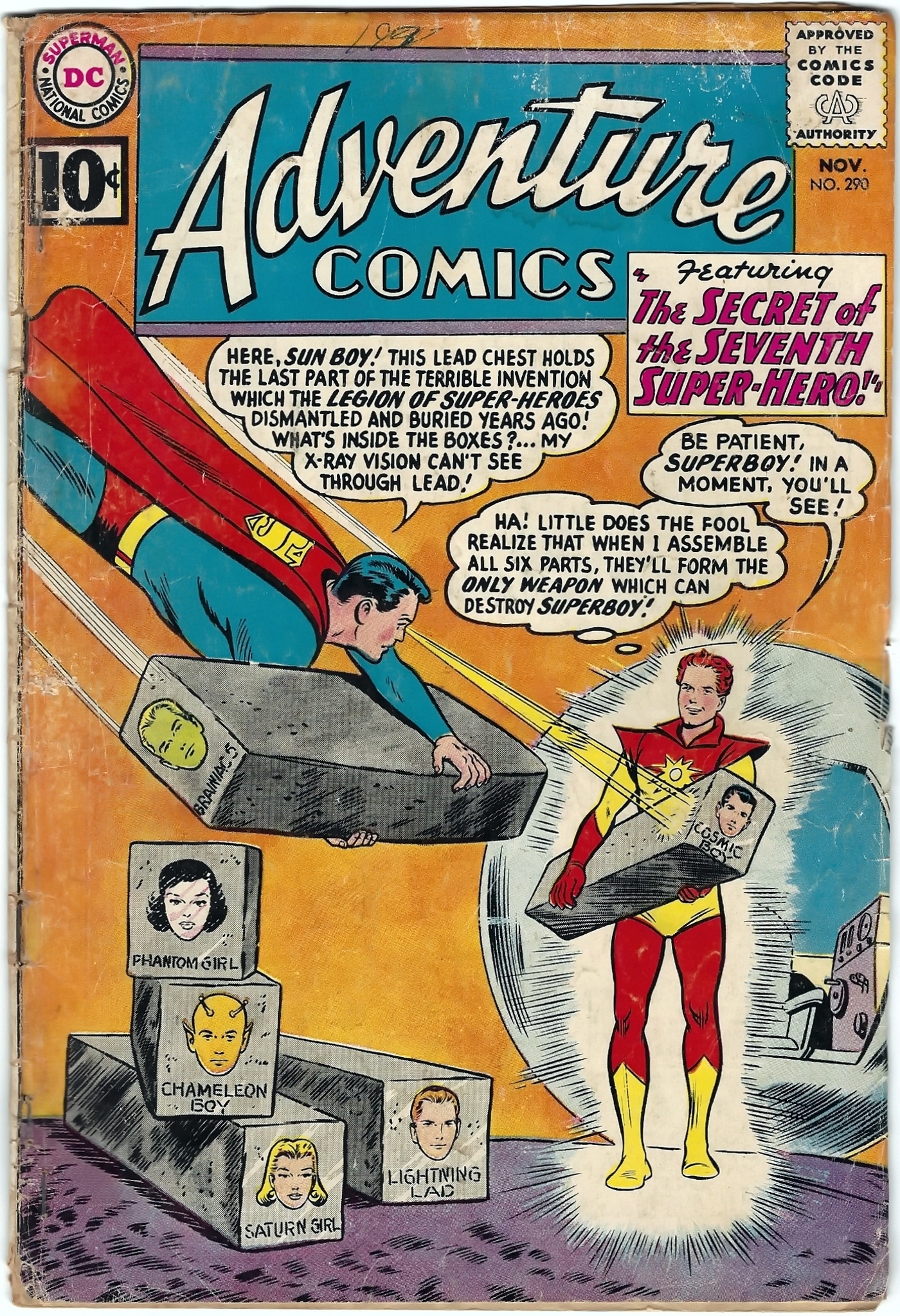 Adventure Comics 290 November 1961