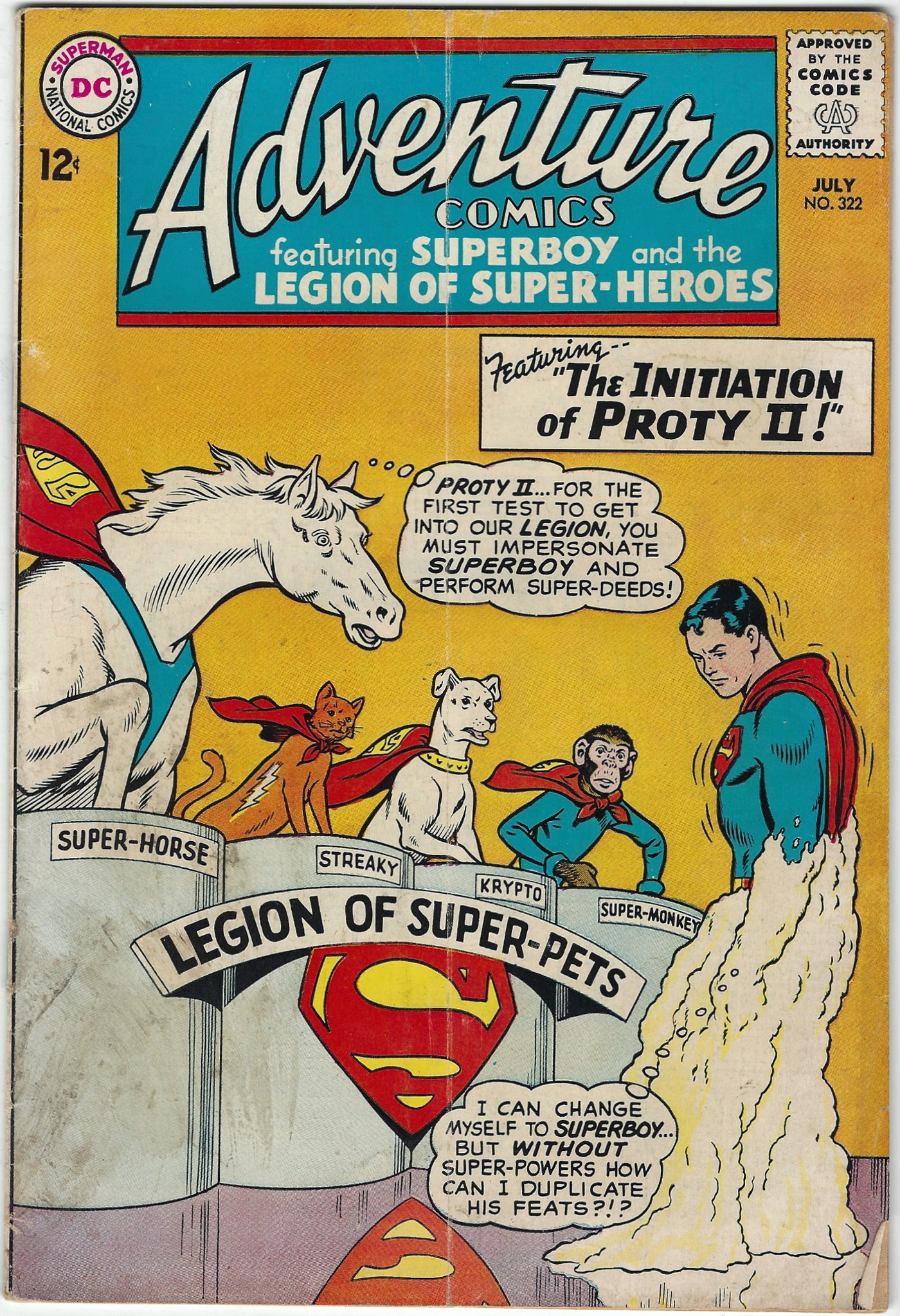 Adventure Comics 322 July  1964