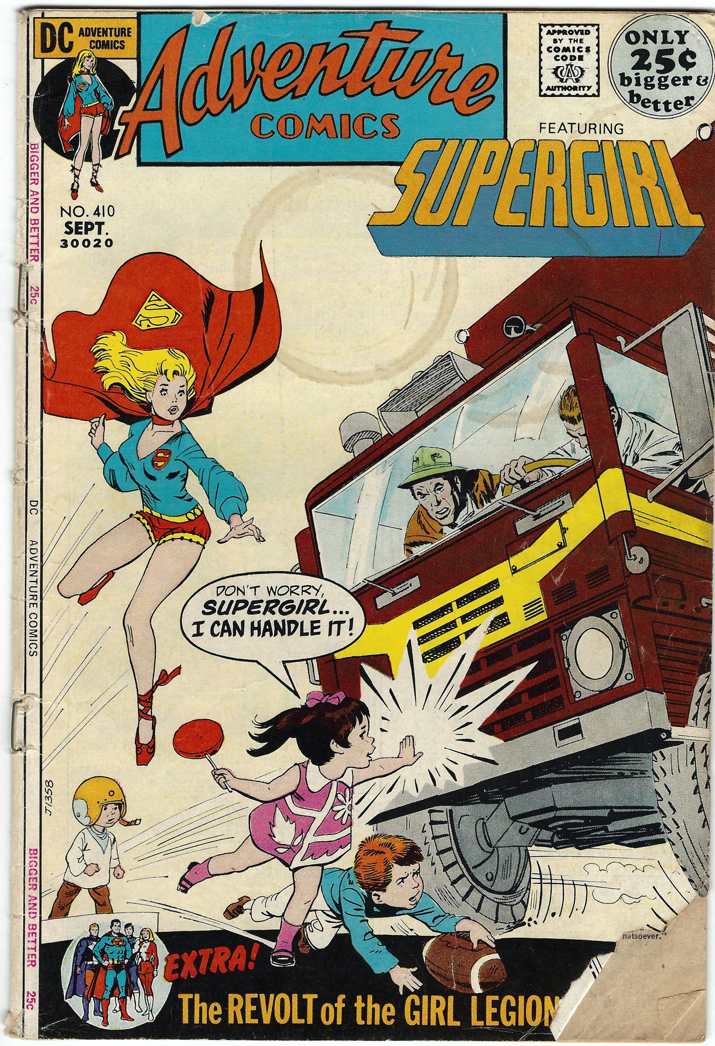 Adventure Starring Supergirl 410 September 1971