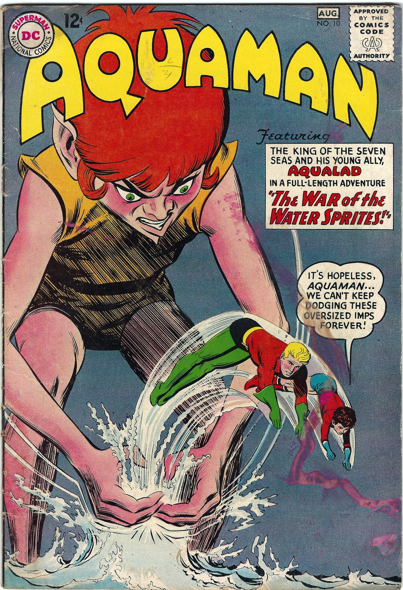 Aquaman 10 August 1963