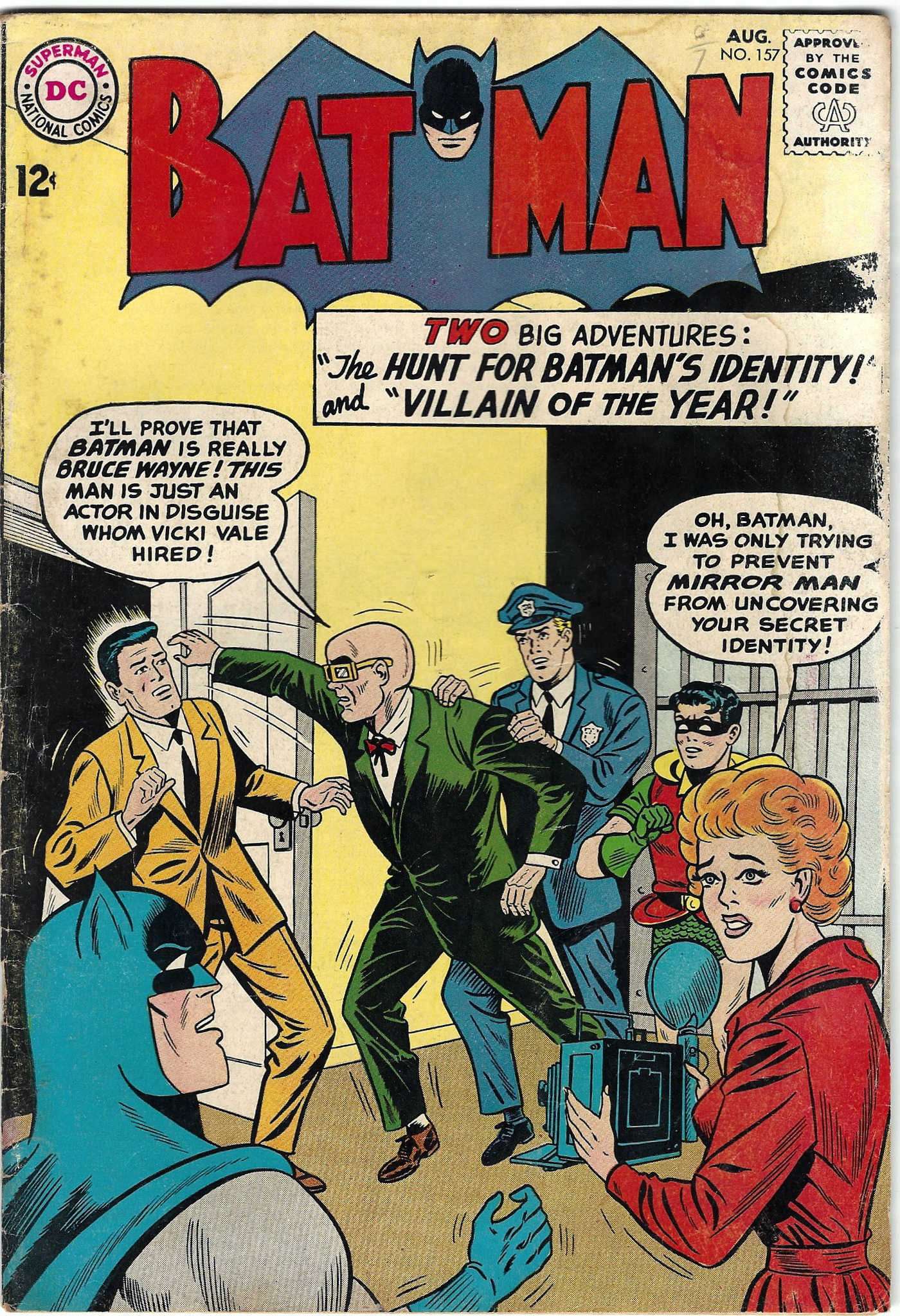 Batman Comics 157 August 1963