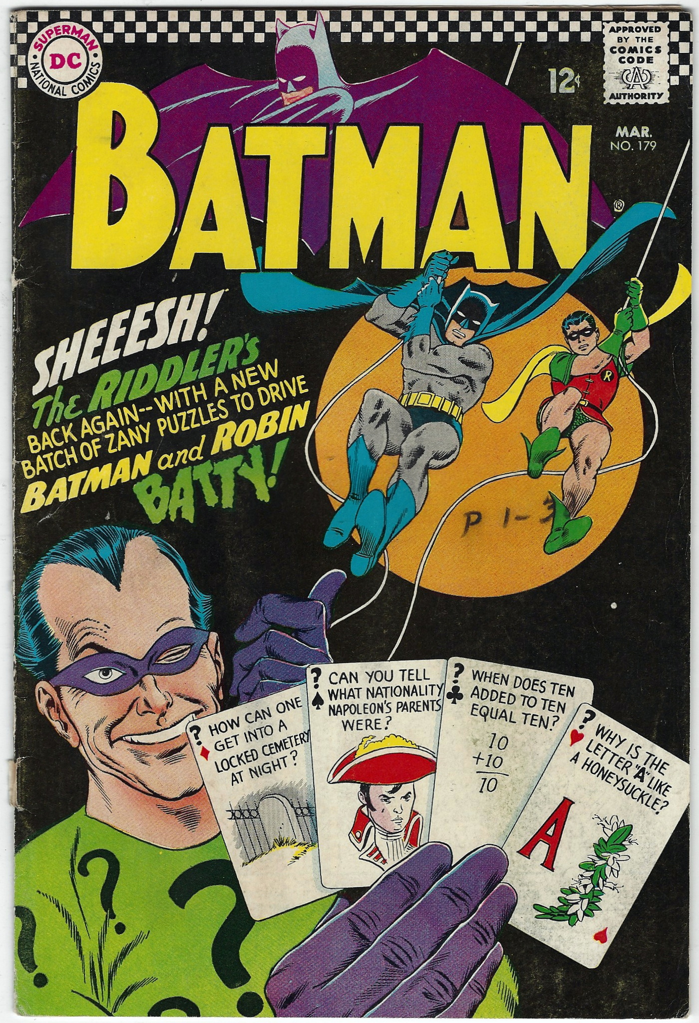 Batman Comics 179 March 1966