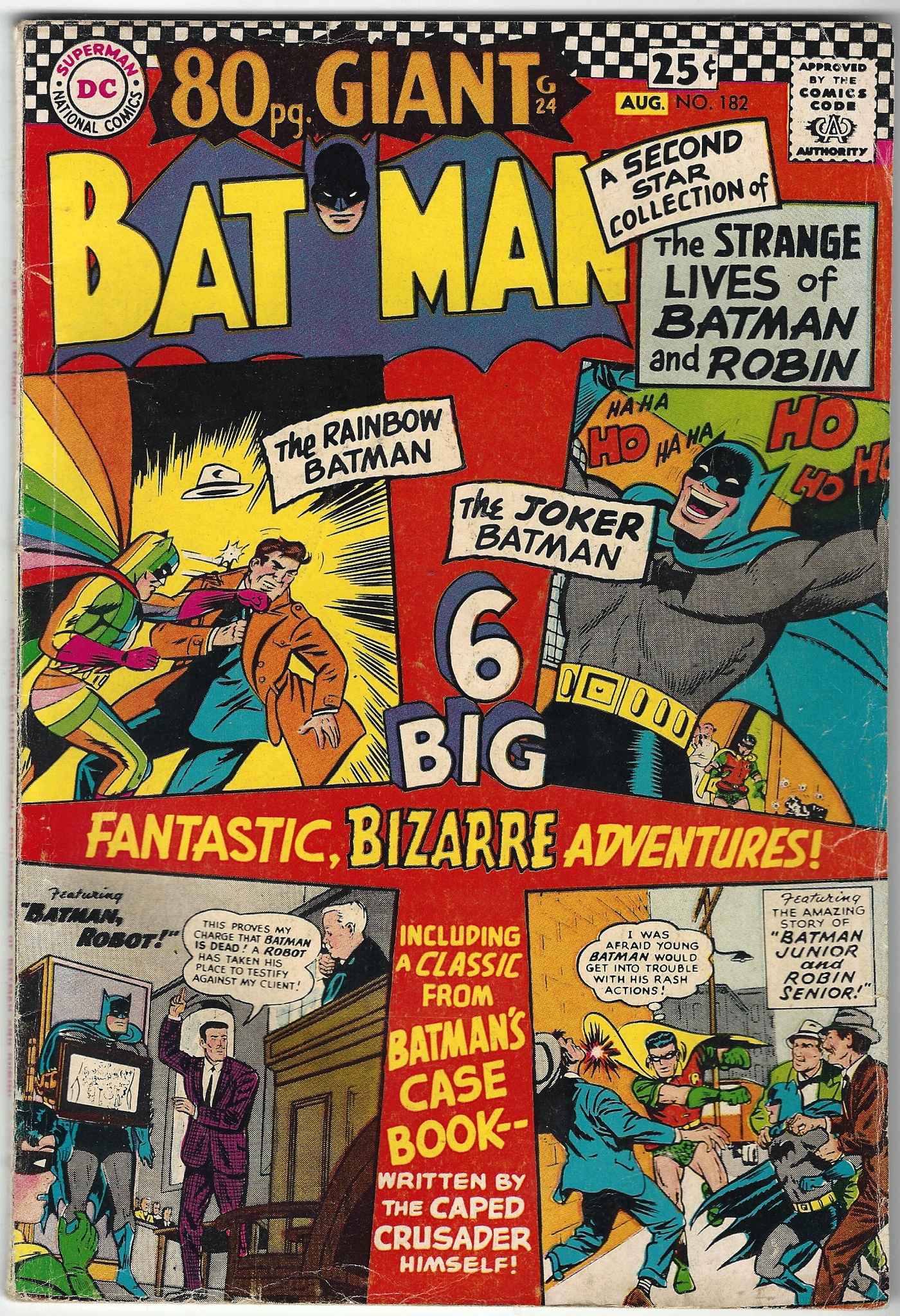 Batman Comics 182 August 1966