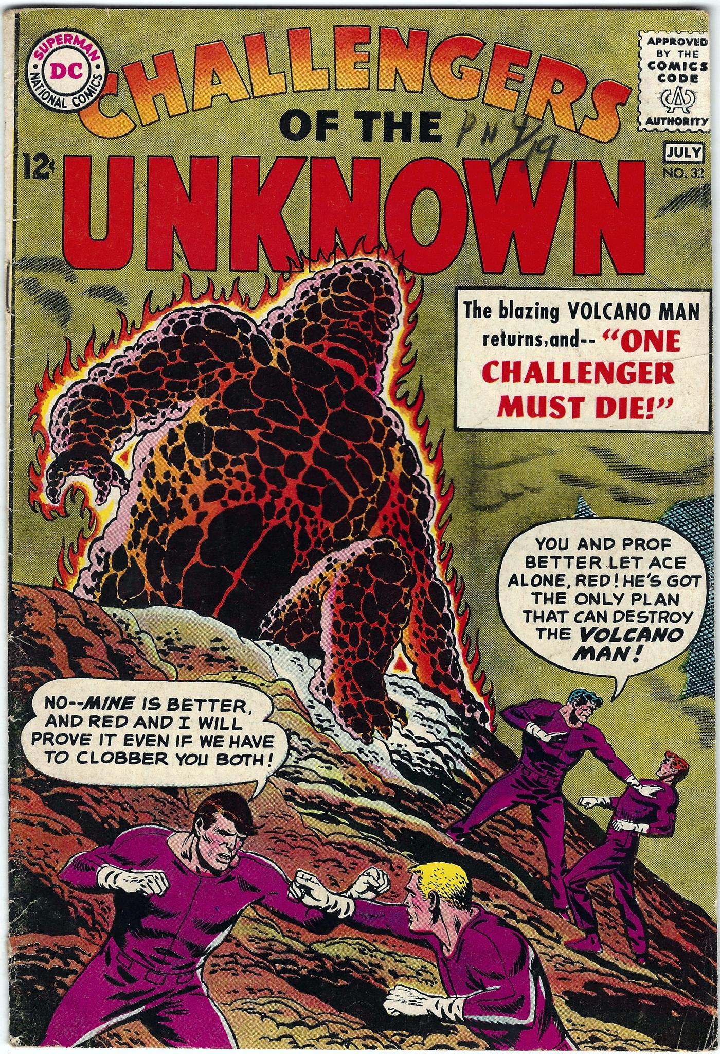Challengers of the Unknown Comics 32 July 1963