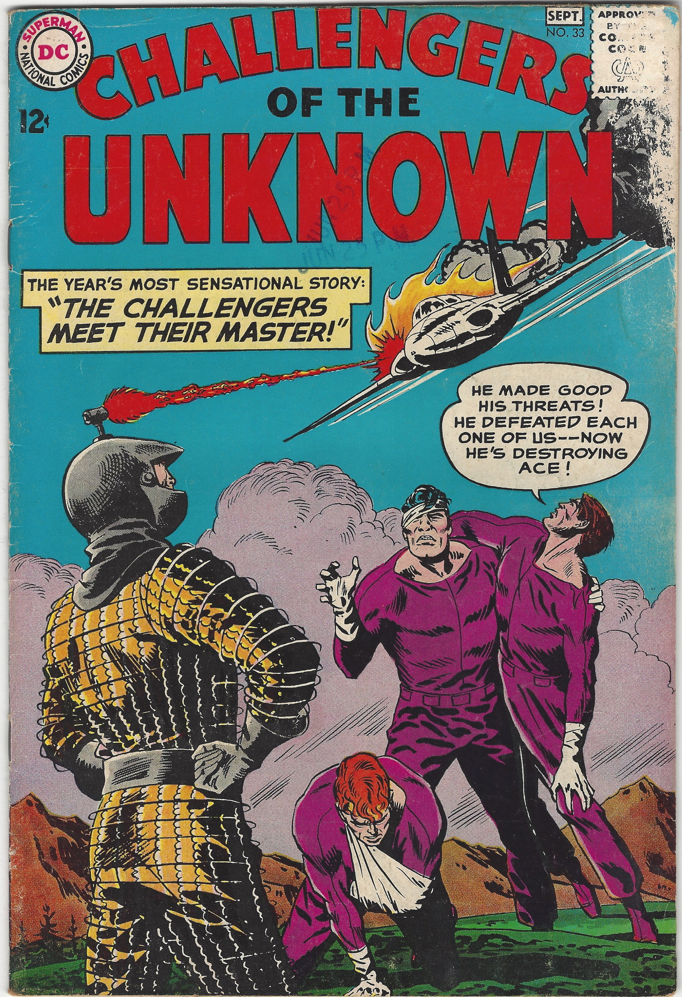 Challengers of the Unknown 33 September 1963