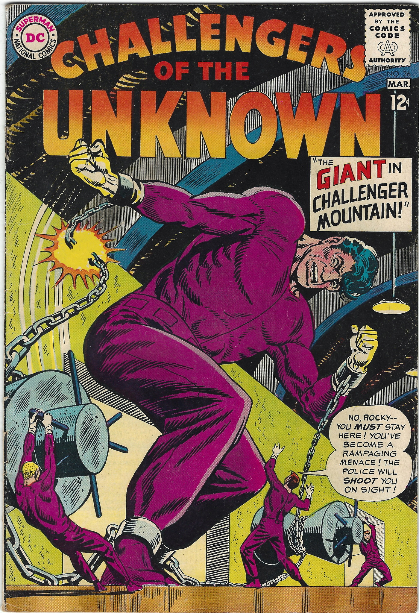 Challengers of the Unknown 36 March 1964