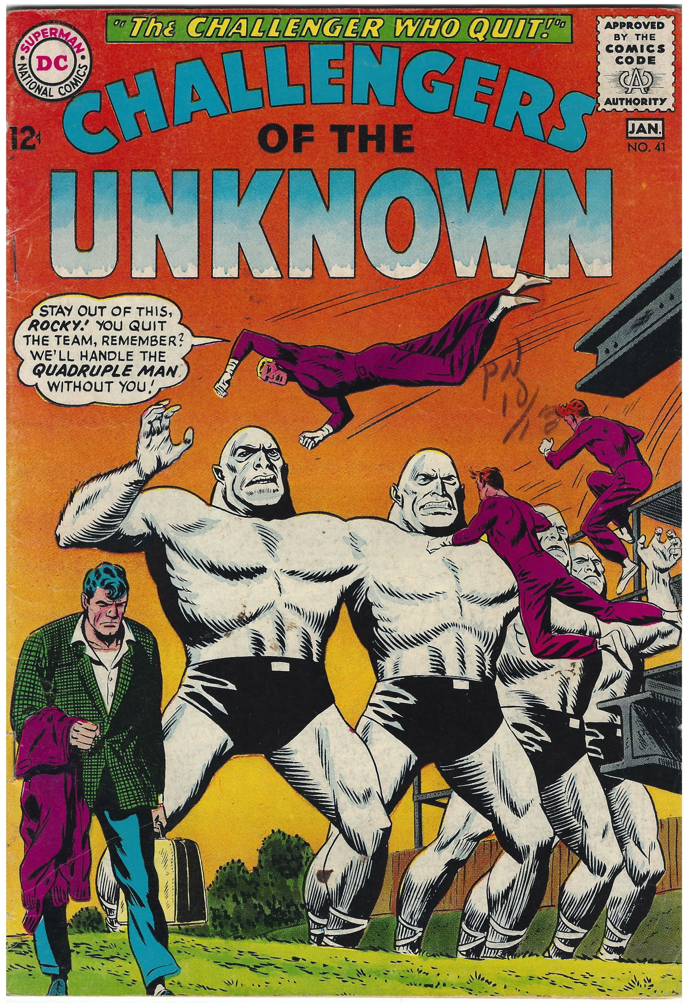Challengers of the Unknown 41 January 1965