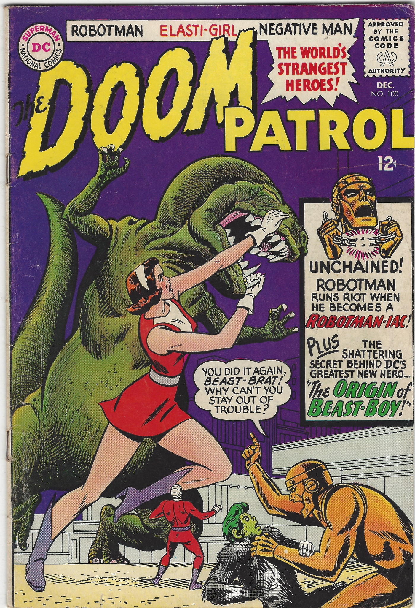 Doom Patrol 100 December 1965