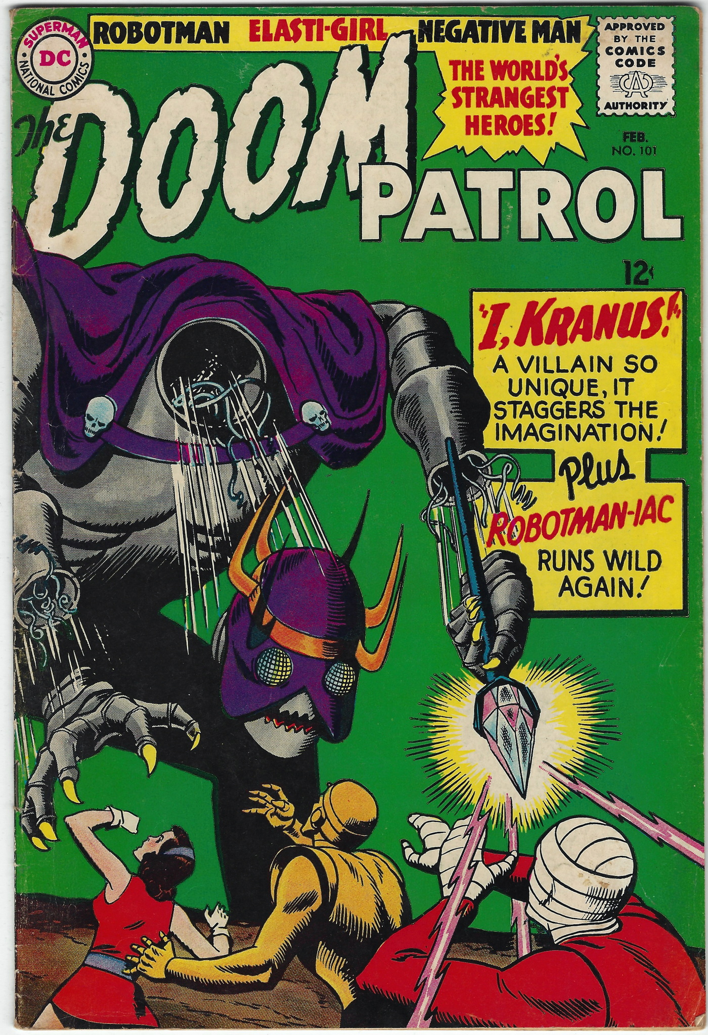 Doom Patrol 101 February 1966