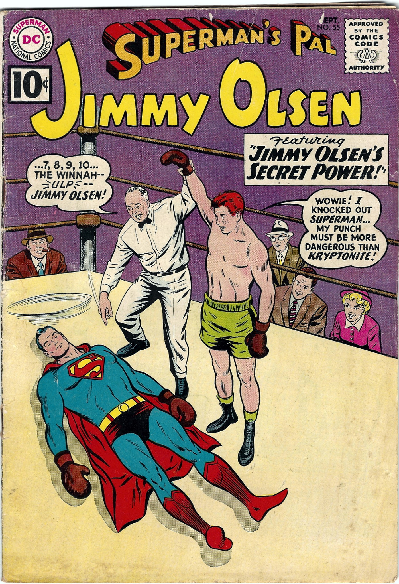 Jimmy Olsen Comics 55 September 1961