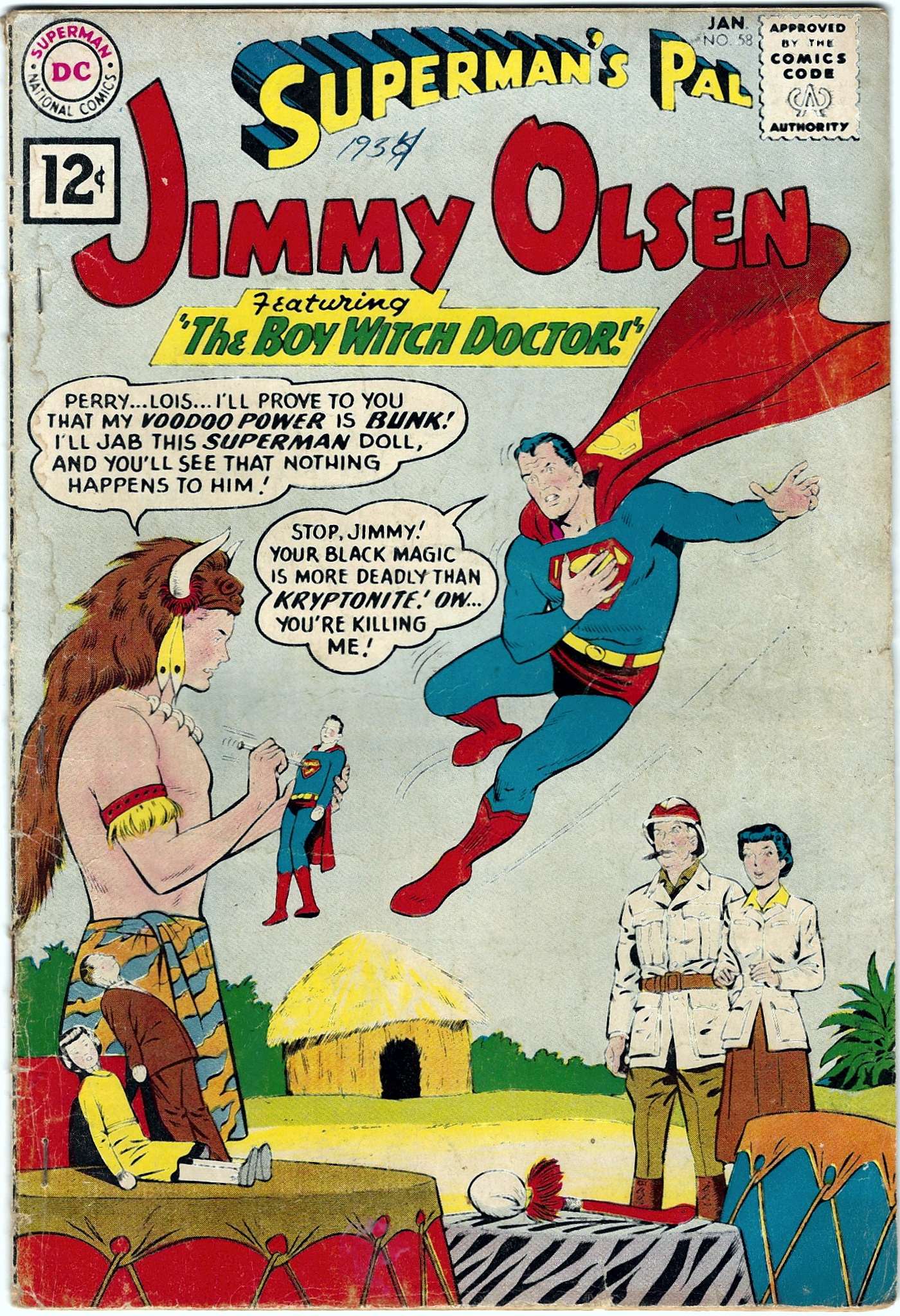 Jimmy Olsen 58 January 1962