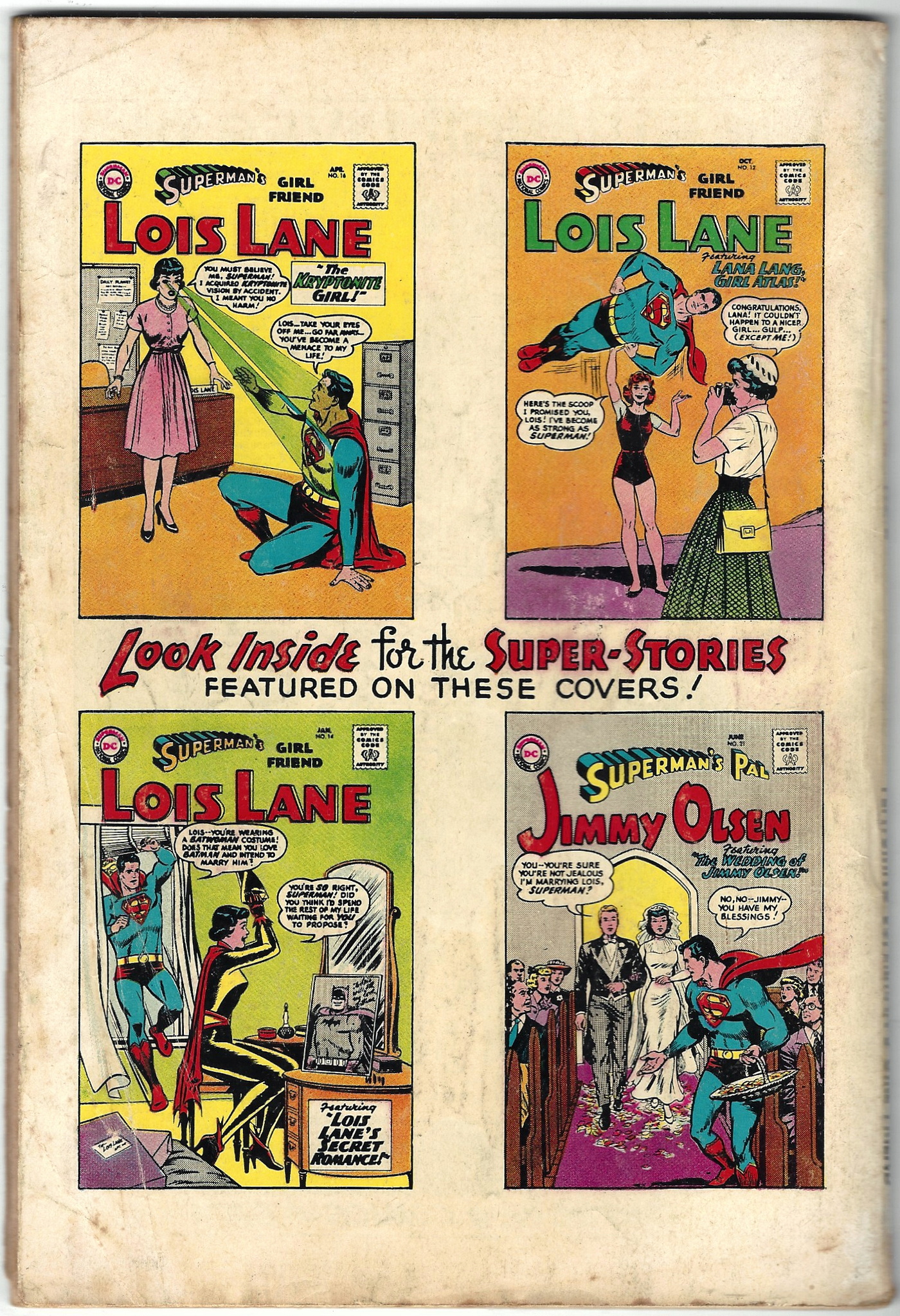 Lois Lane Annual 2 Summer 196 Back