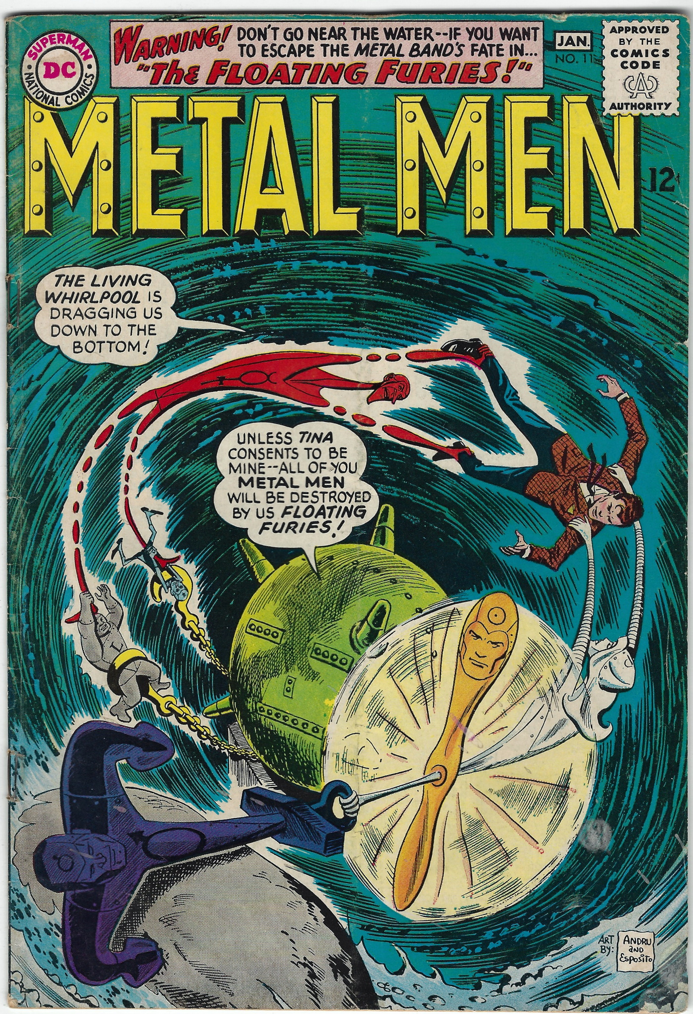 Metal Men 11 January 1965