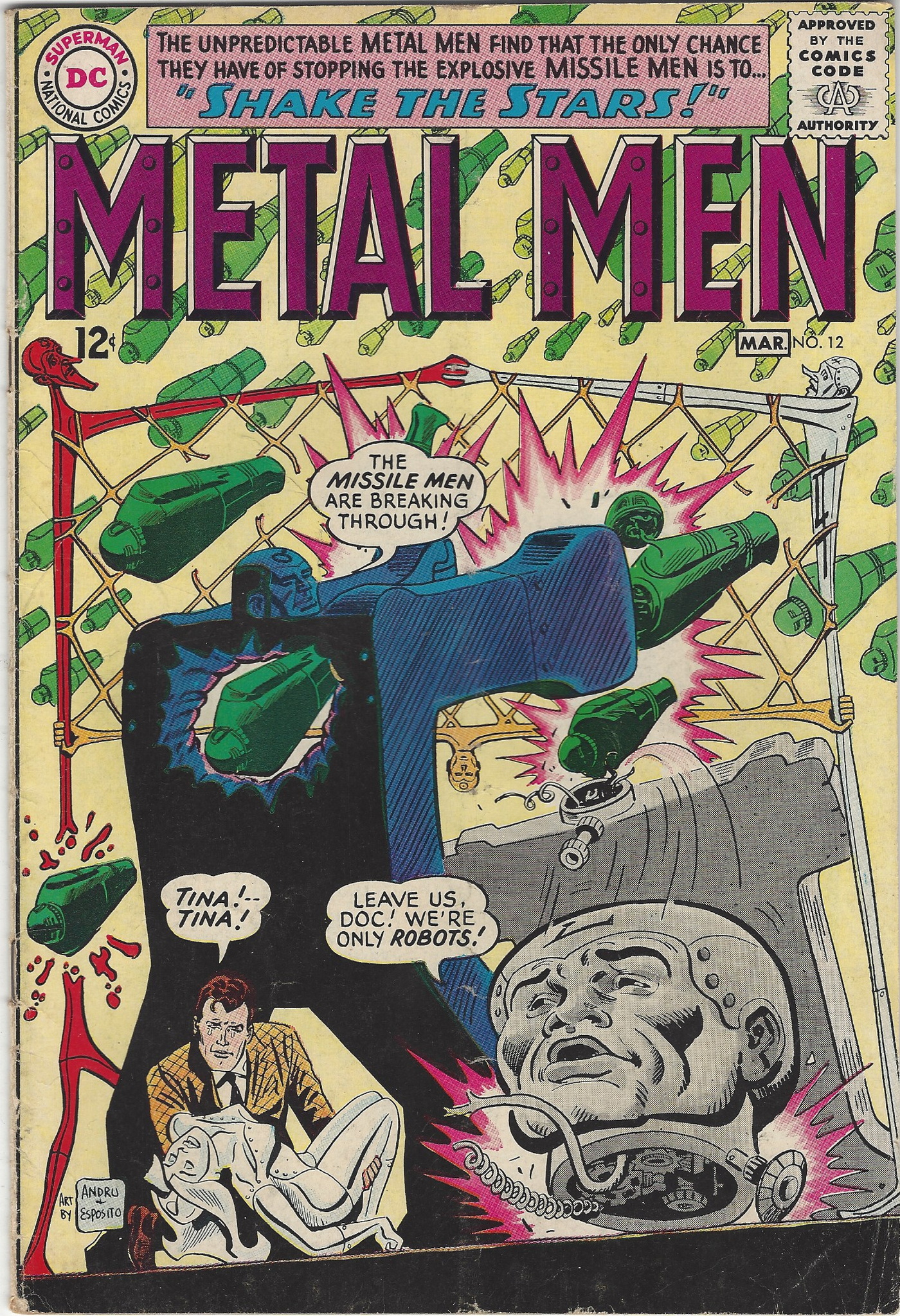 Metal Men 12 March 1965