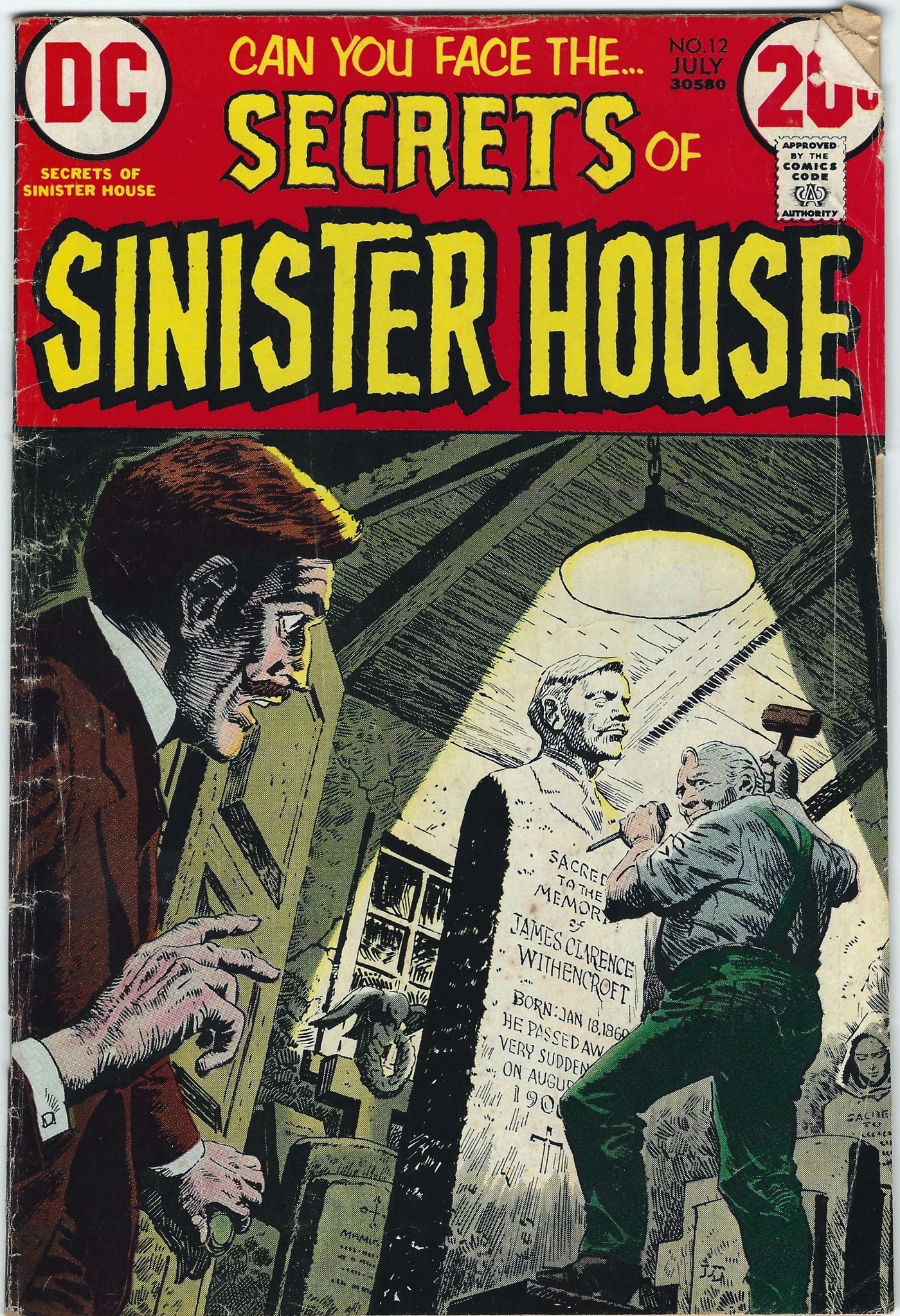 Secrets of Sinister House Comics 12 jul 1973