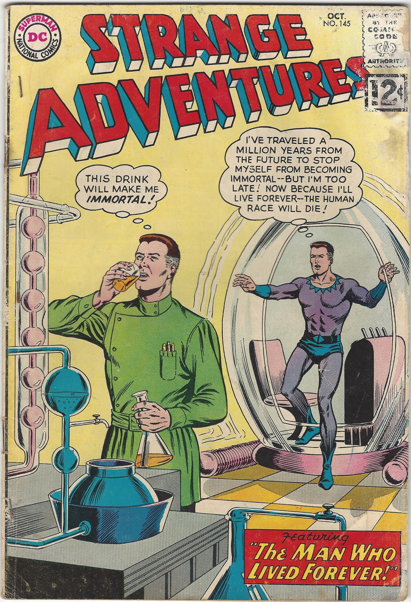 Strange Adventures 145 October 1962