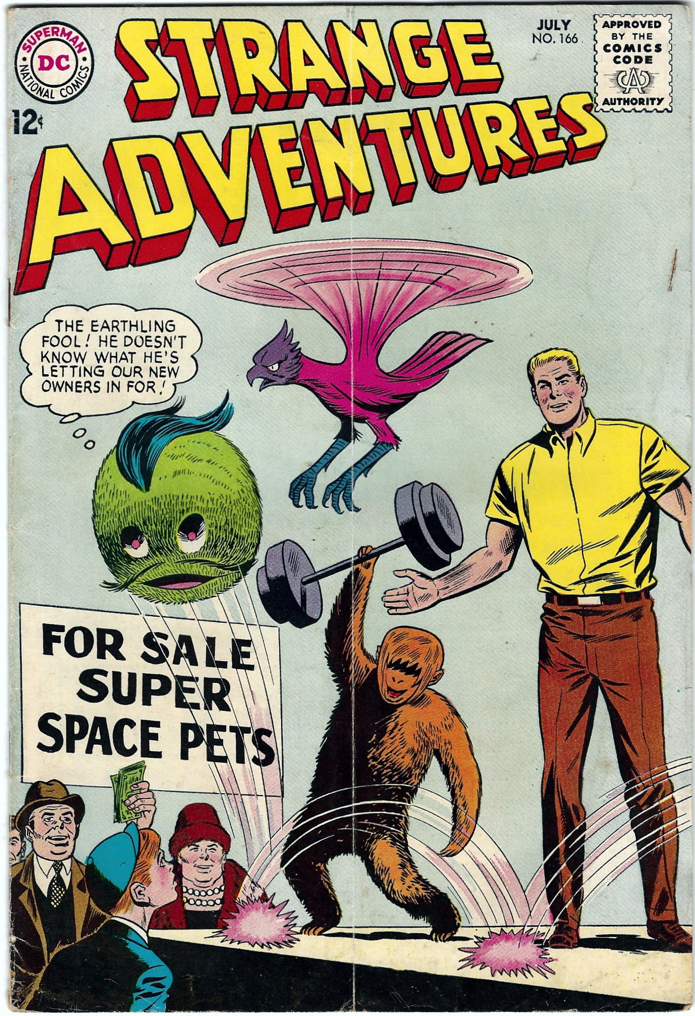 Strange Adventures 166 July  1964