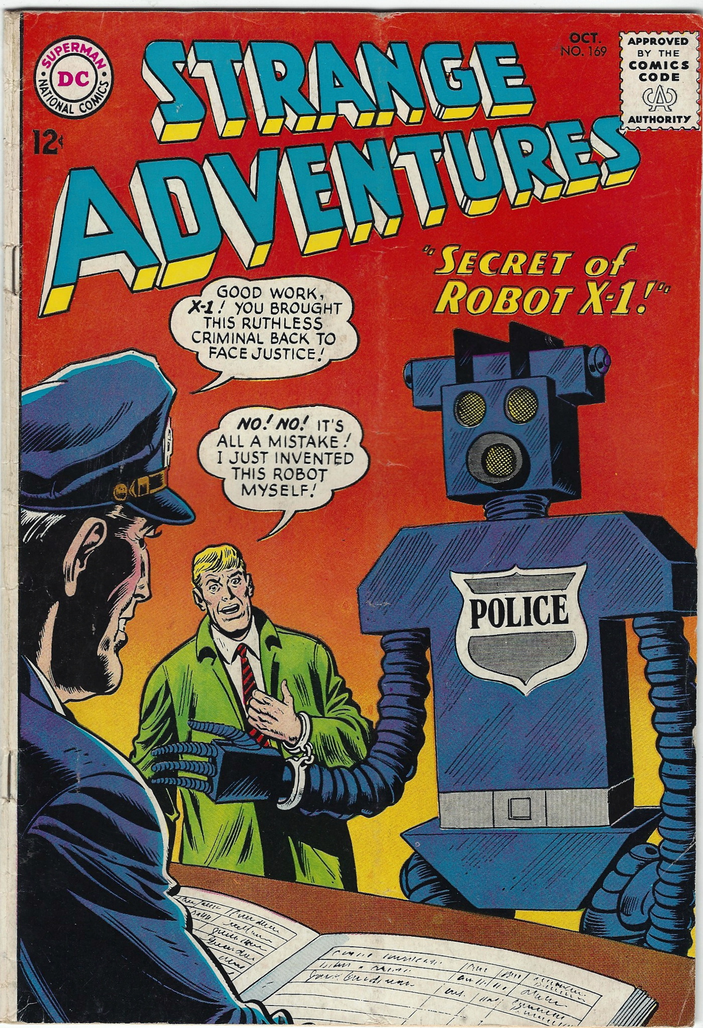 Strange Adventures 169 October 1964