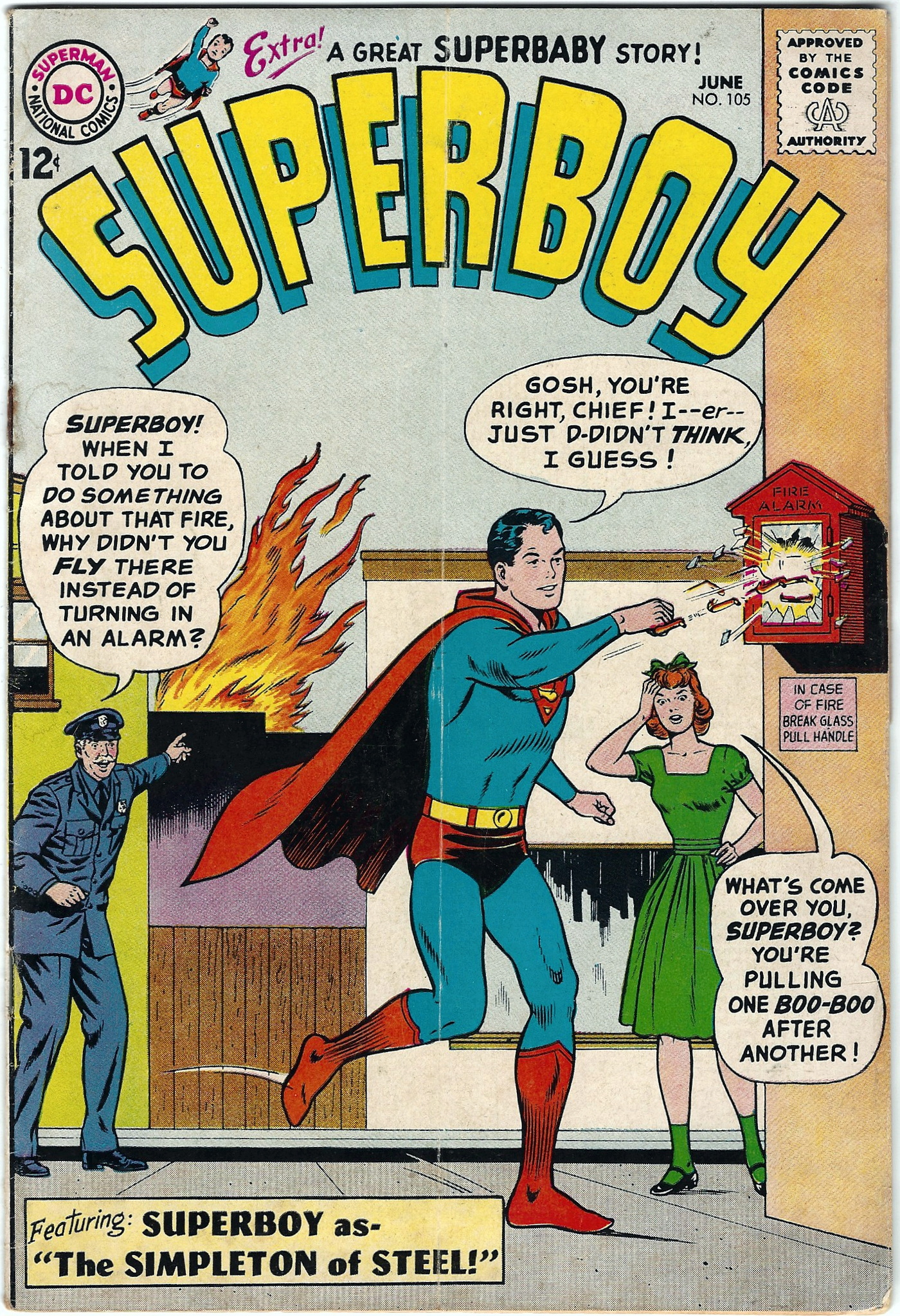 Superboy Comics 105 June 1963