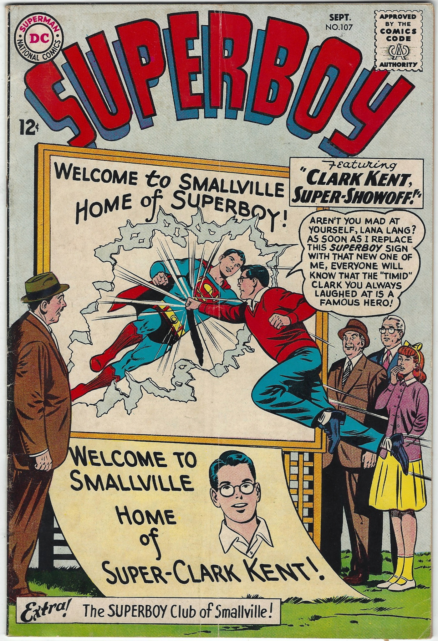 Superboy comics 107 September 1963