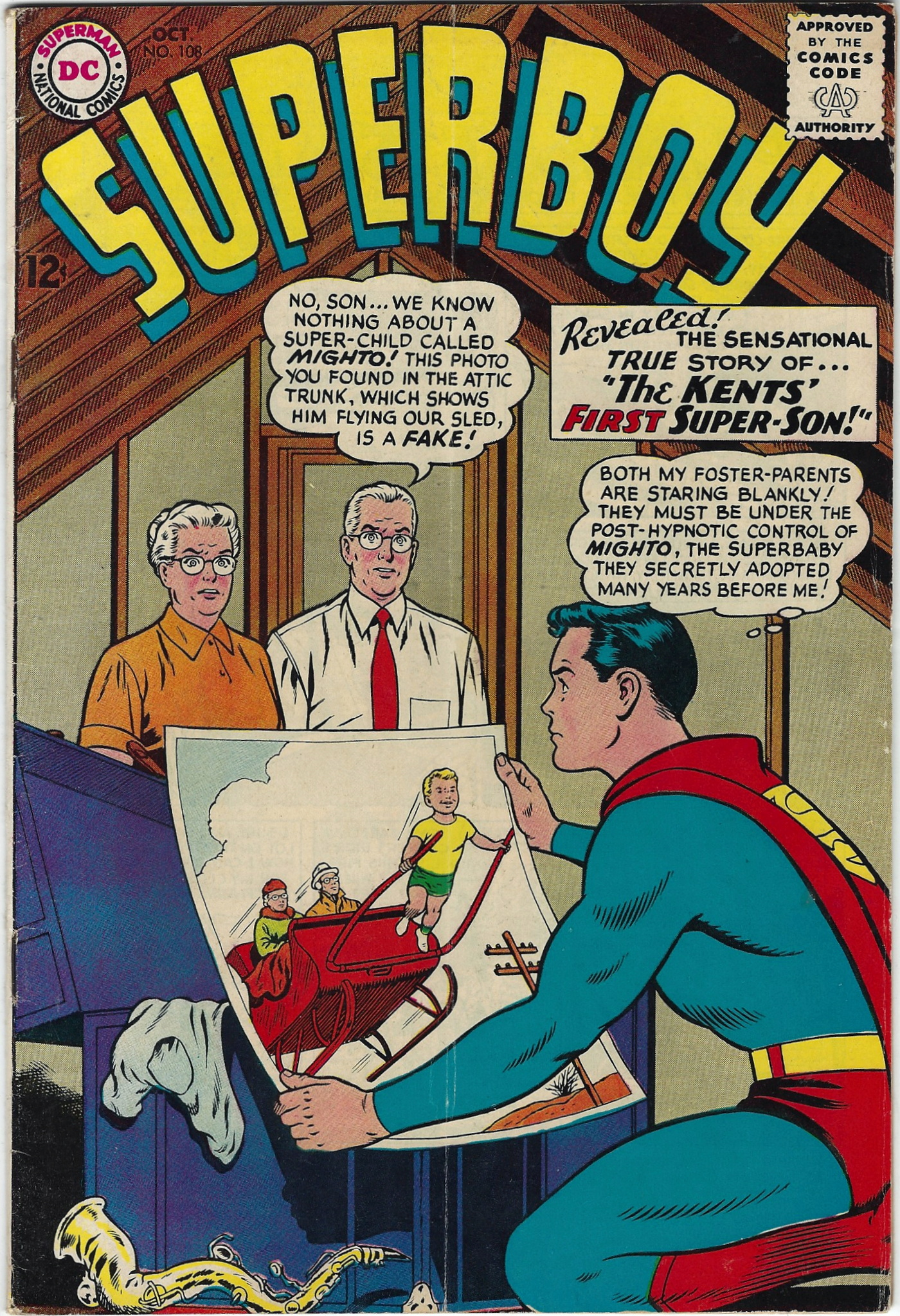 Superboy comics 108 October 1963