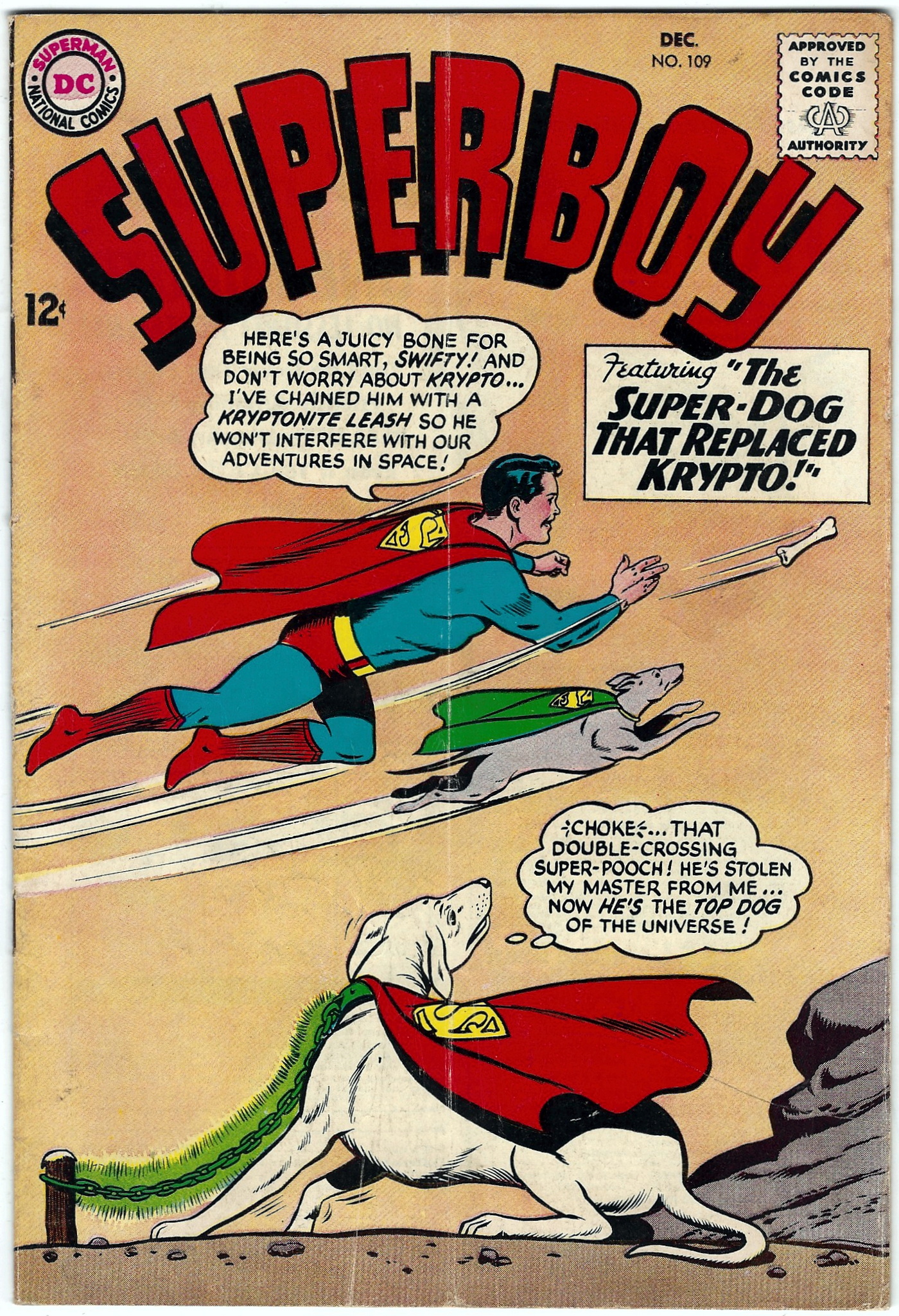 Superboy Comics 109 December 1963