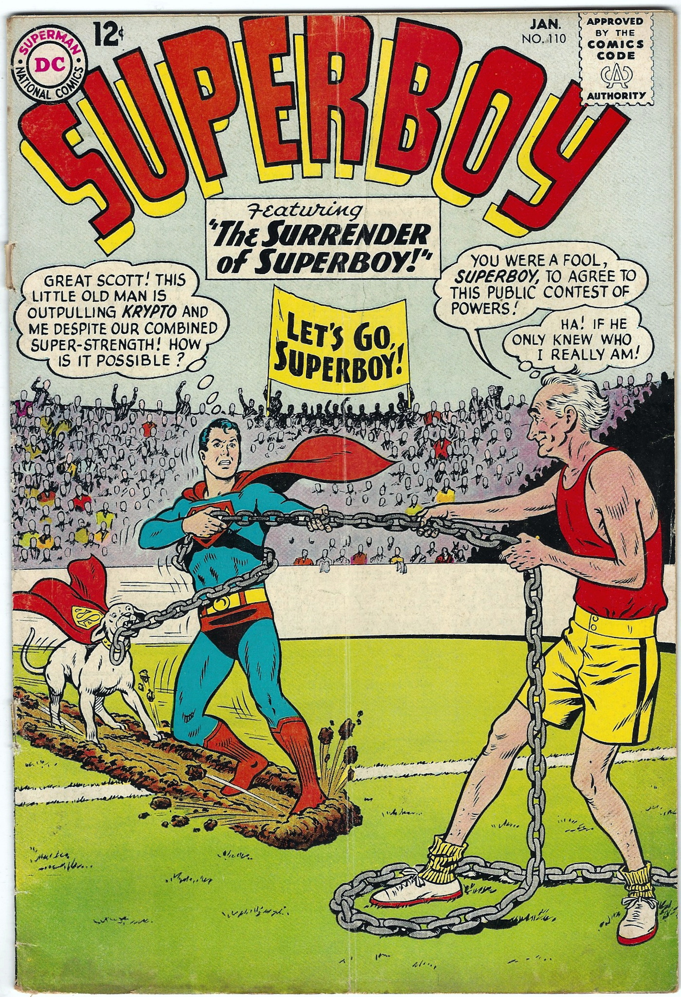 Superboy comics 110 January 1964