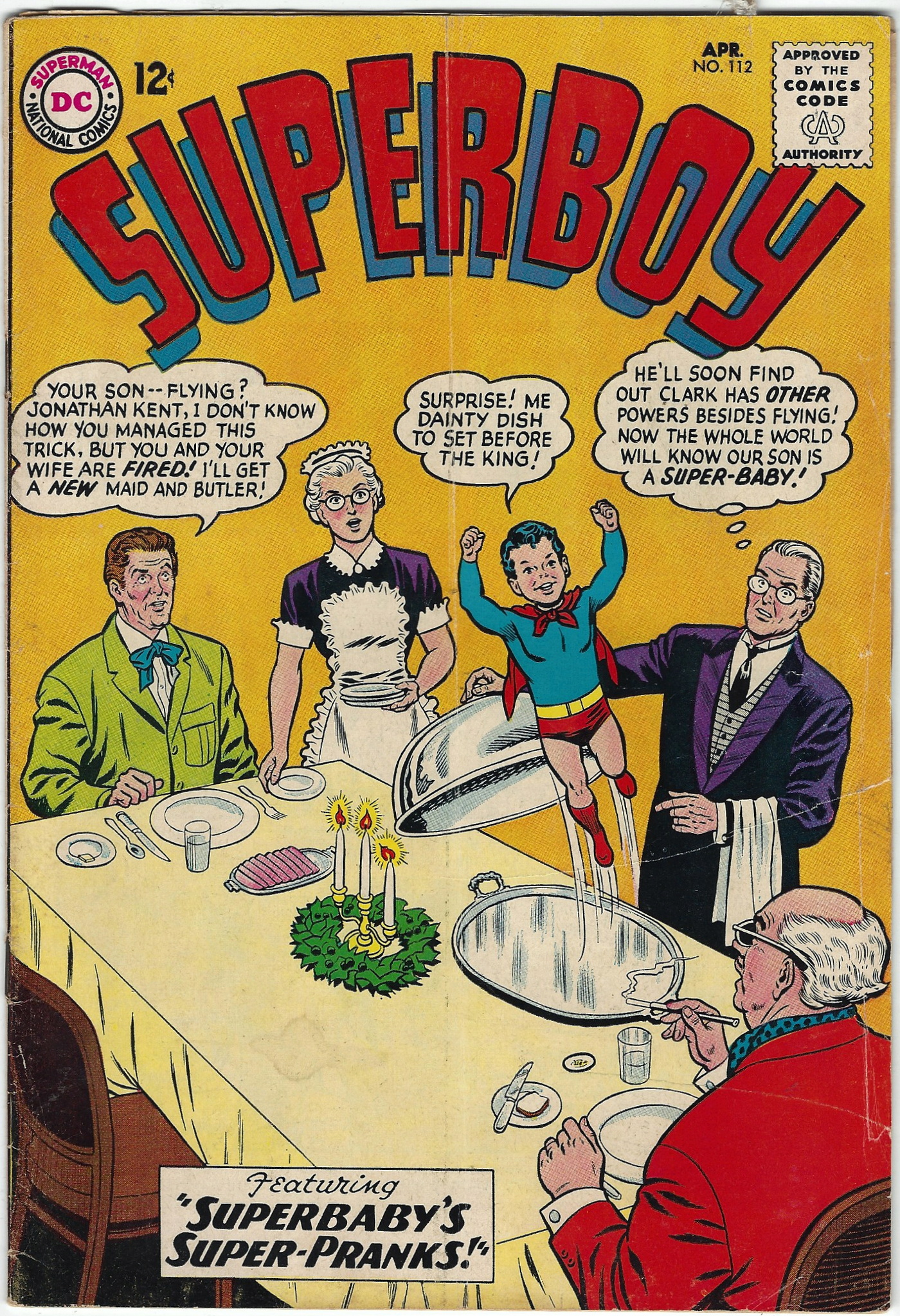 Superboy comics 112 April 1964