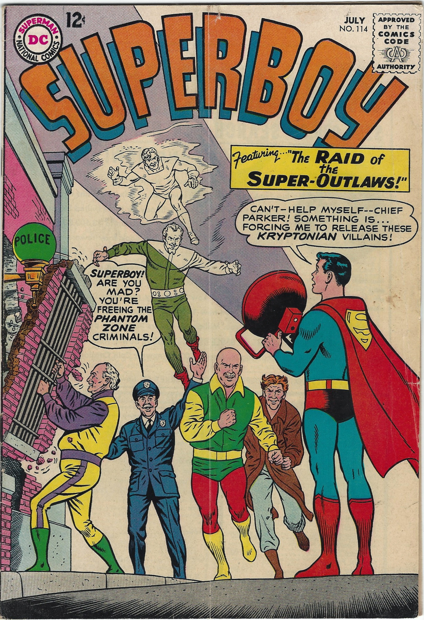 Superboy comics 114 July 1964