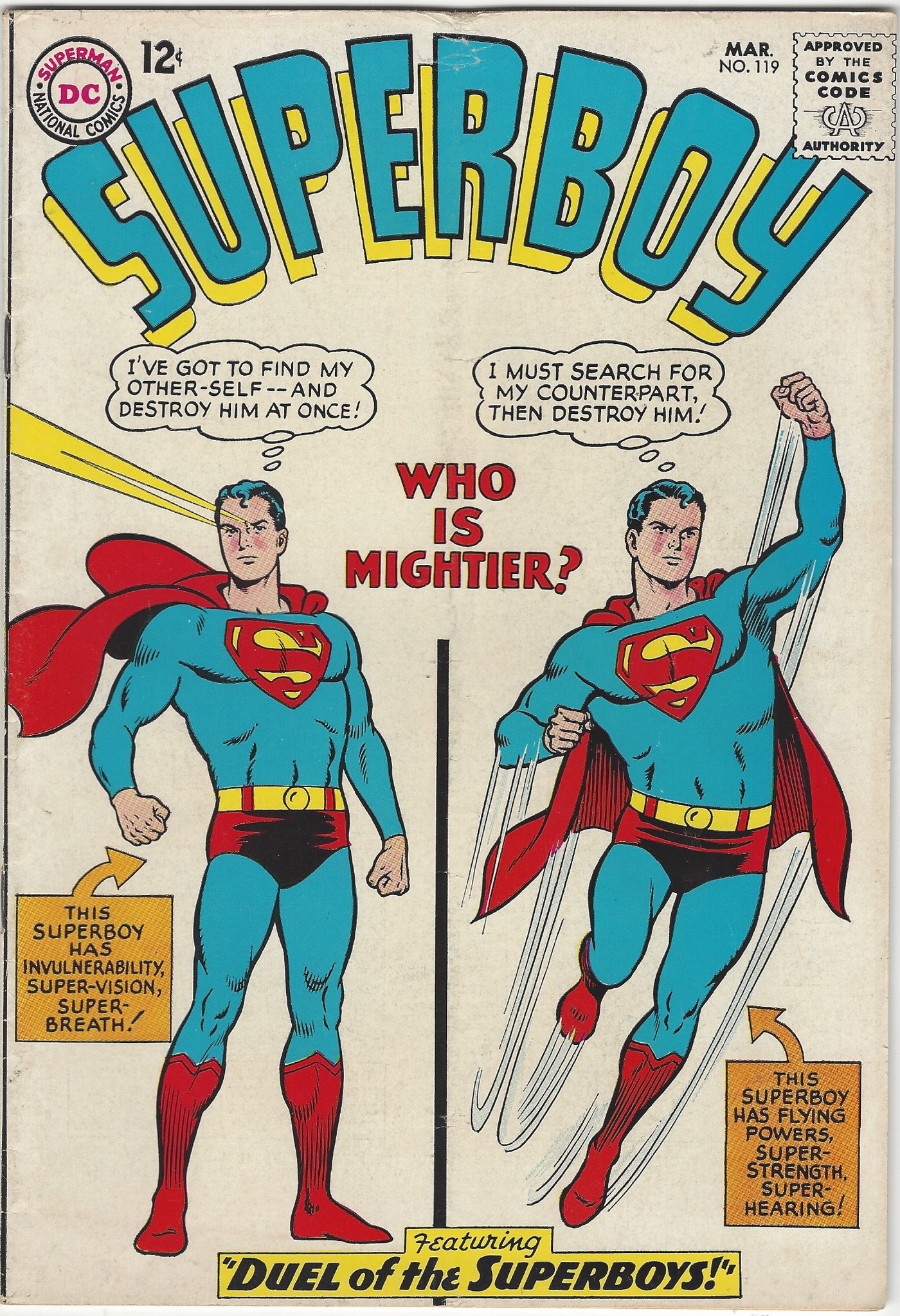 Superboy comics 119 November 1965