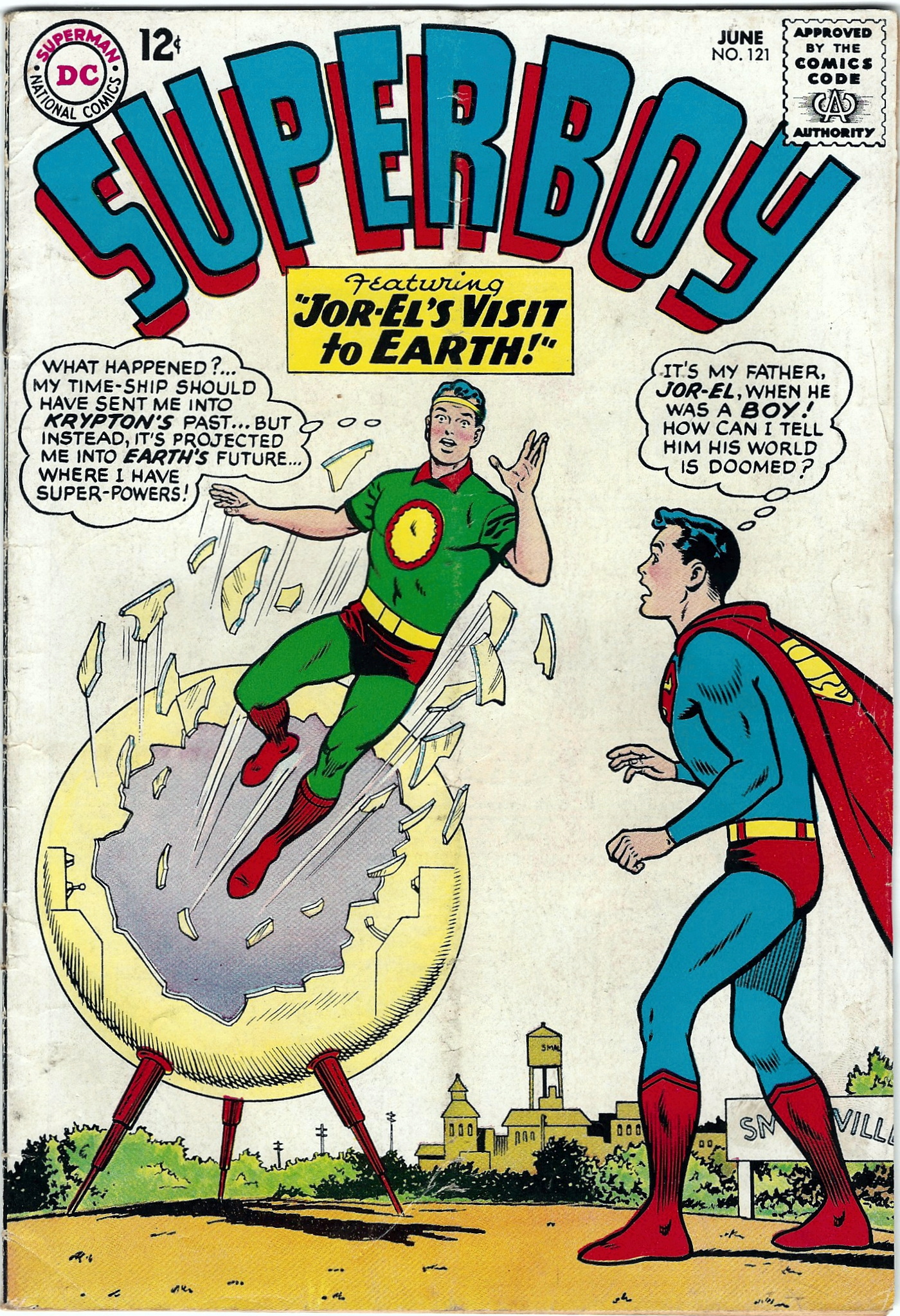 Superboy comics 121 June 1965