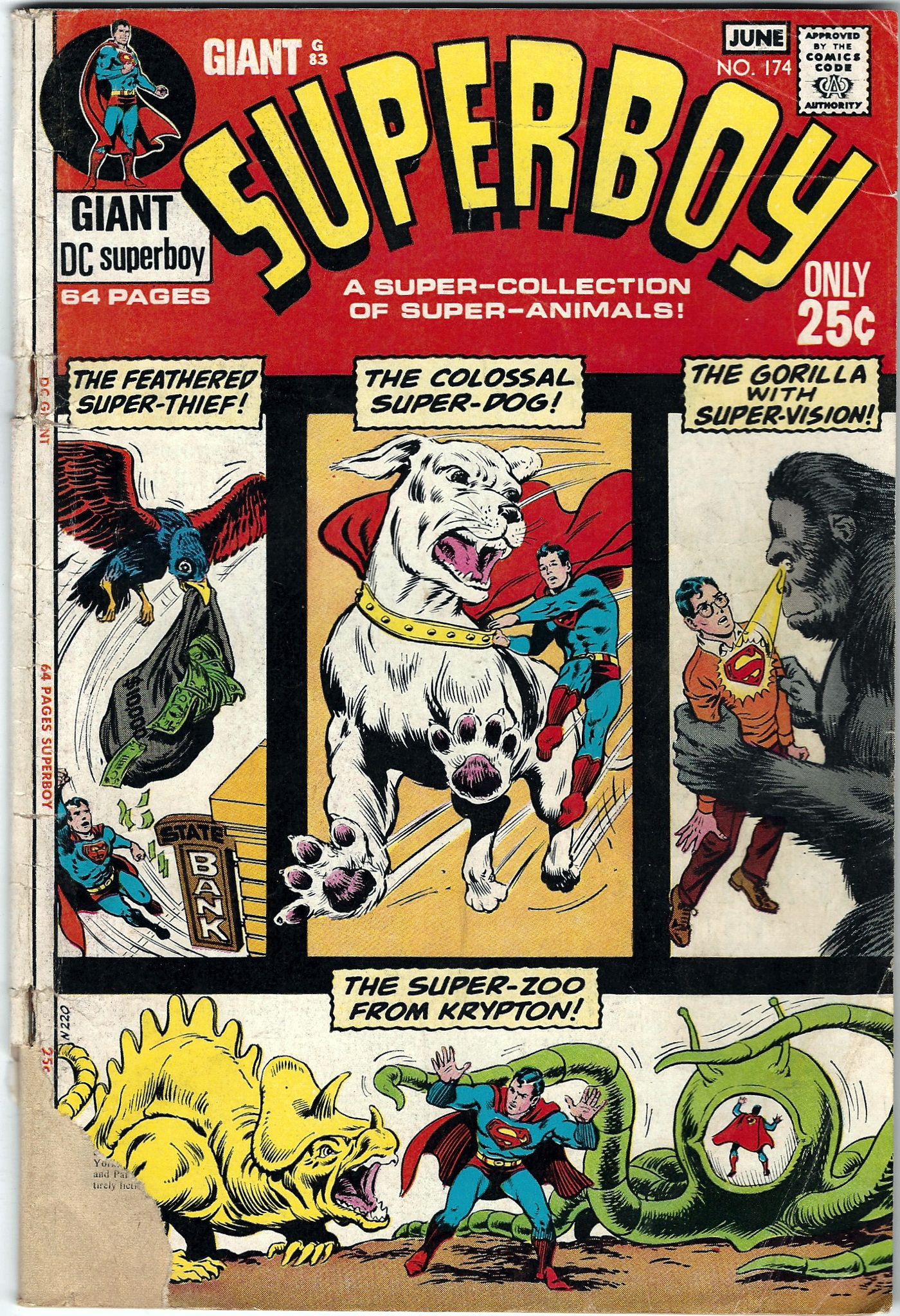 Superboy Comics 174 July 1971