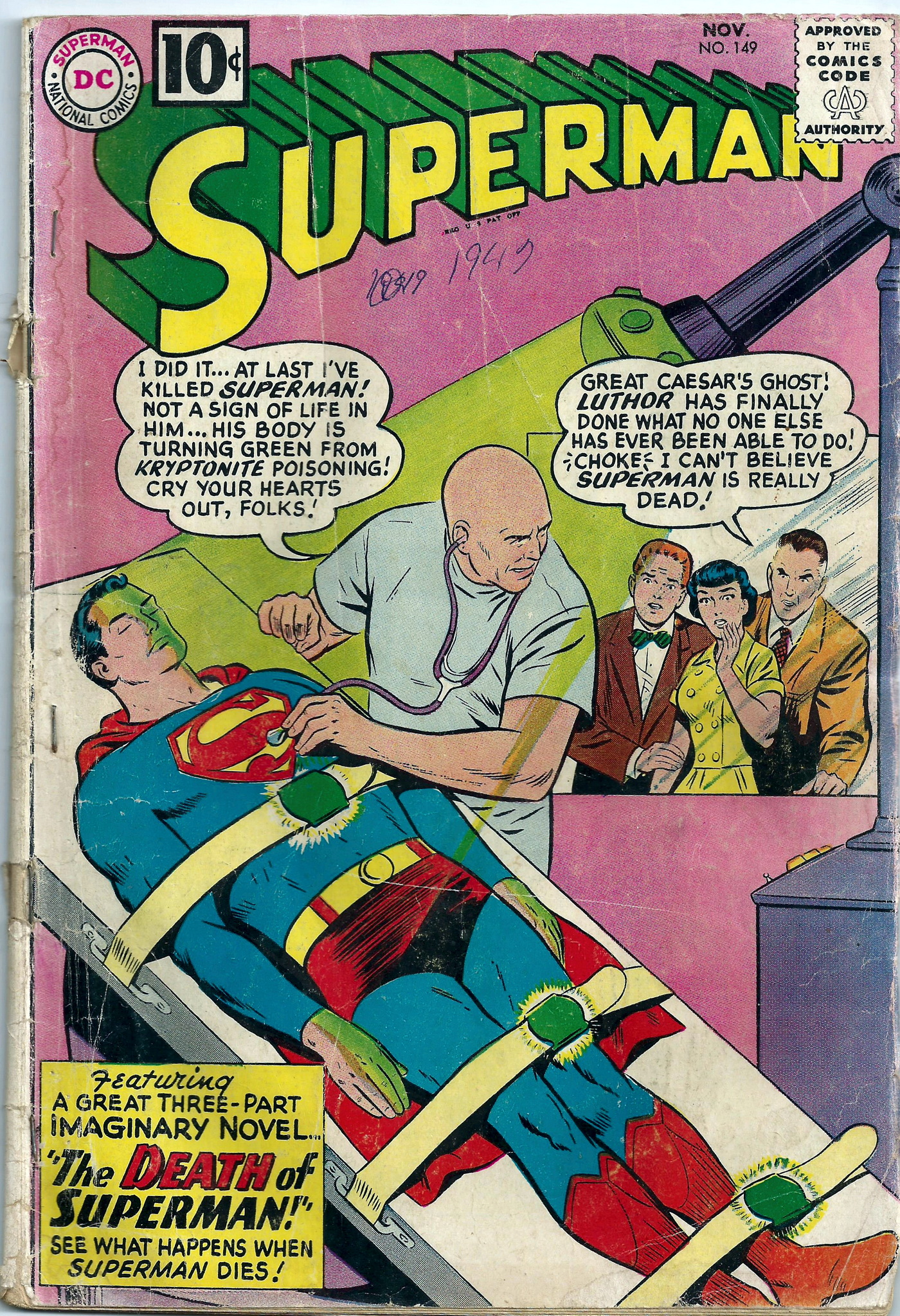 Superman Comics 149 November 1961